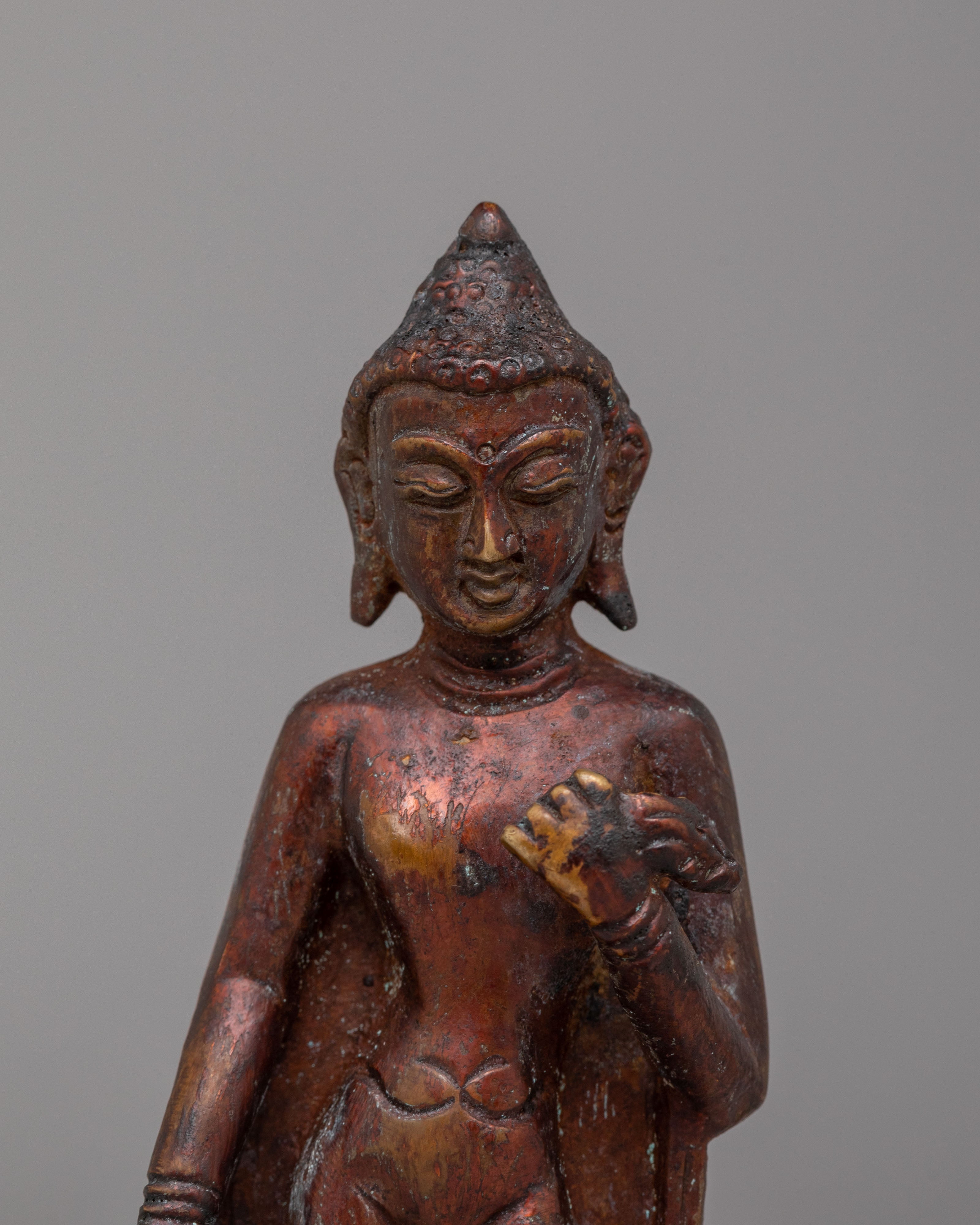Ceremonial Dipankara Shrine Statue | Symbol of Light and Compassion
