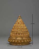 Handcrafted Buddhist Stupa Art