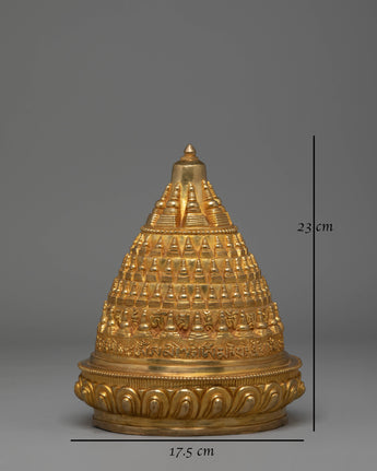 Handcrafted Buddhist Stupa Art