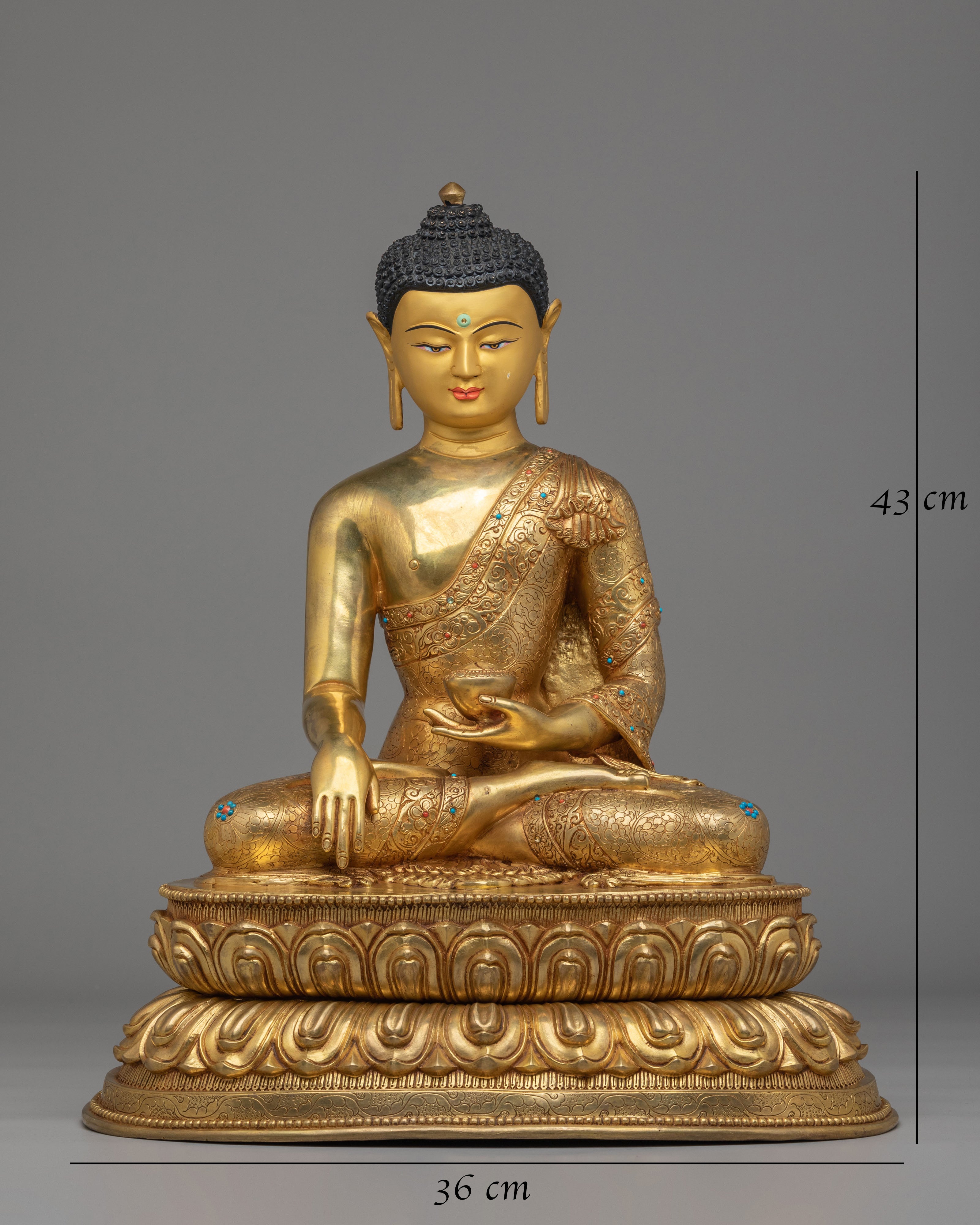 Shakyamuni Buddha Enlightenment Sculpture | Symbol of Inner Peace