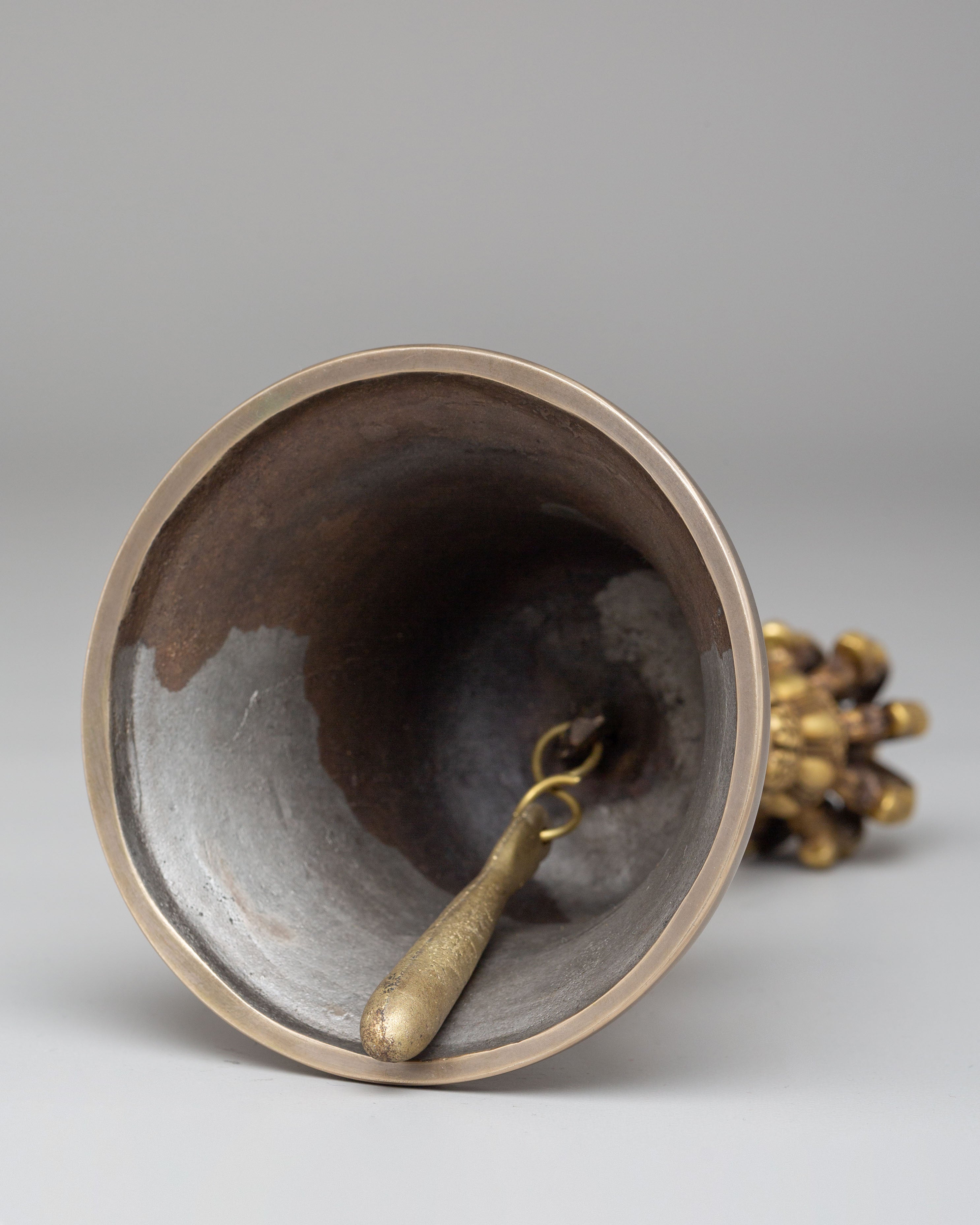 Sacred Vajra and Bell Set for Ritual | Handcrafted Buddhist Meditation Tools