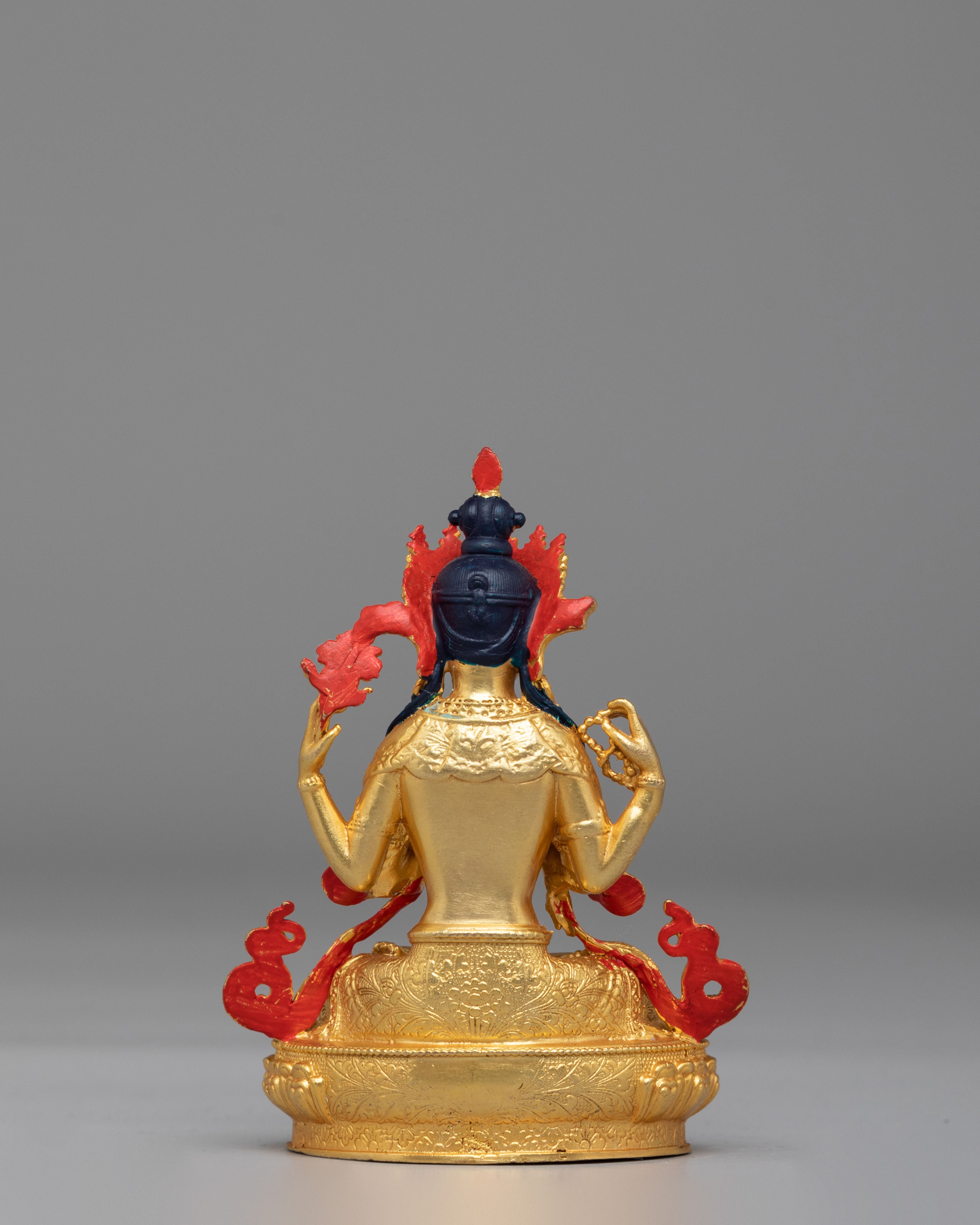 Traditional Chenrezig Compassion Deity Statue | Symbol of Wisdom and Kindness