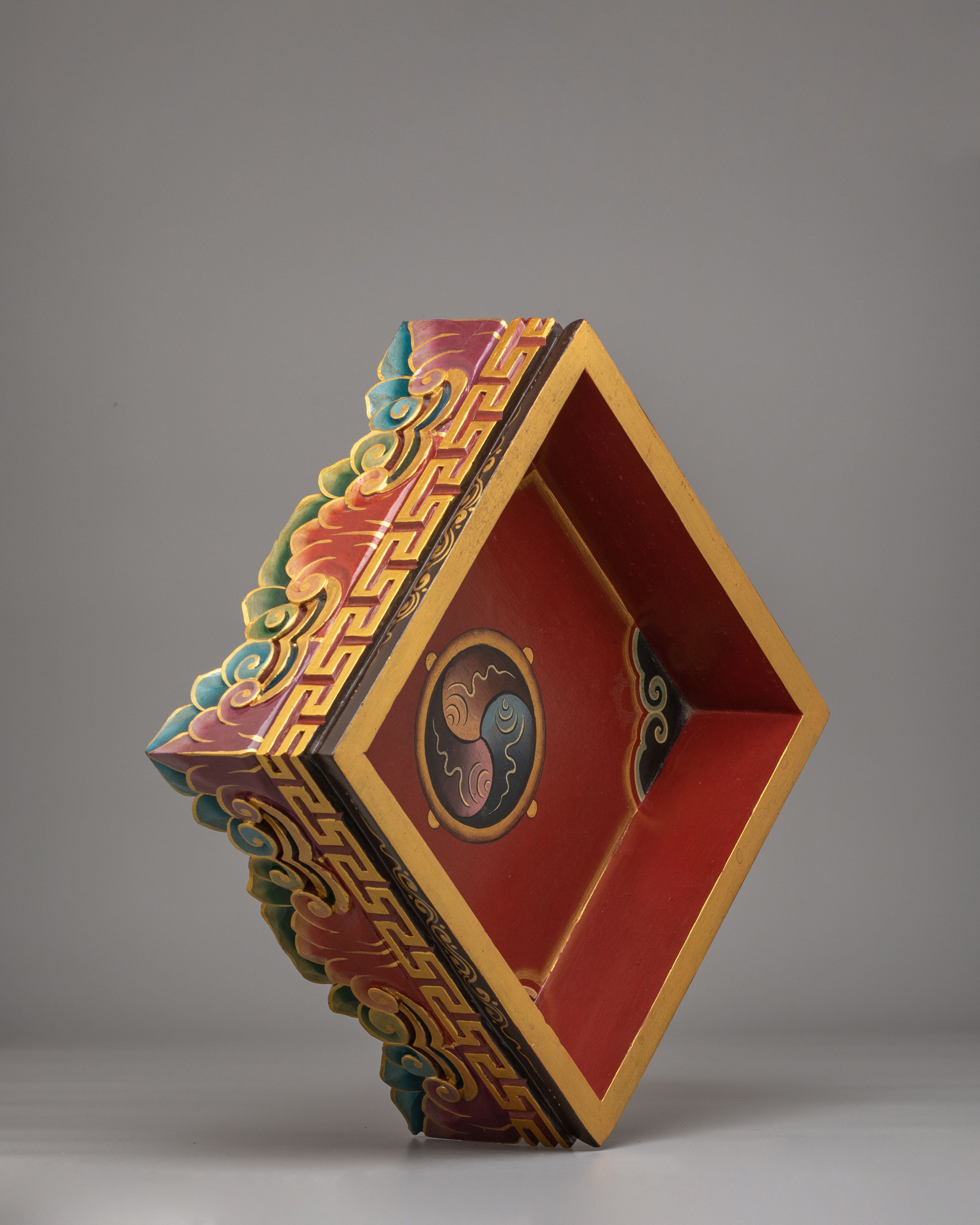 Tibetan Wooden Tray | Himalayan Decor
