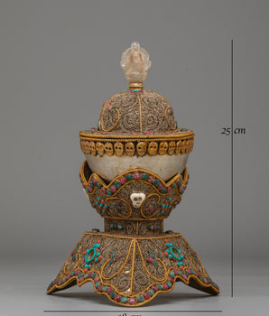 Kapala Buddhist Ritual Vessel | Tibetan Skull Cup