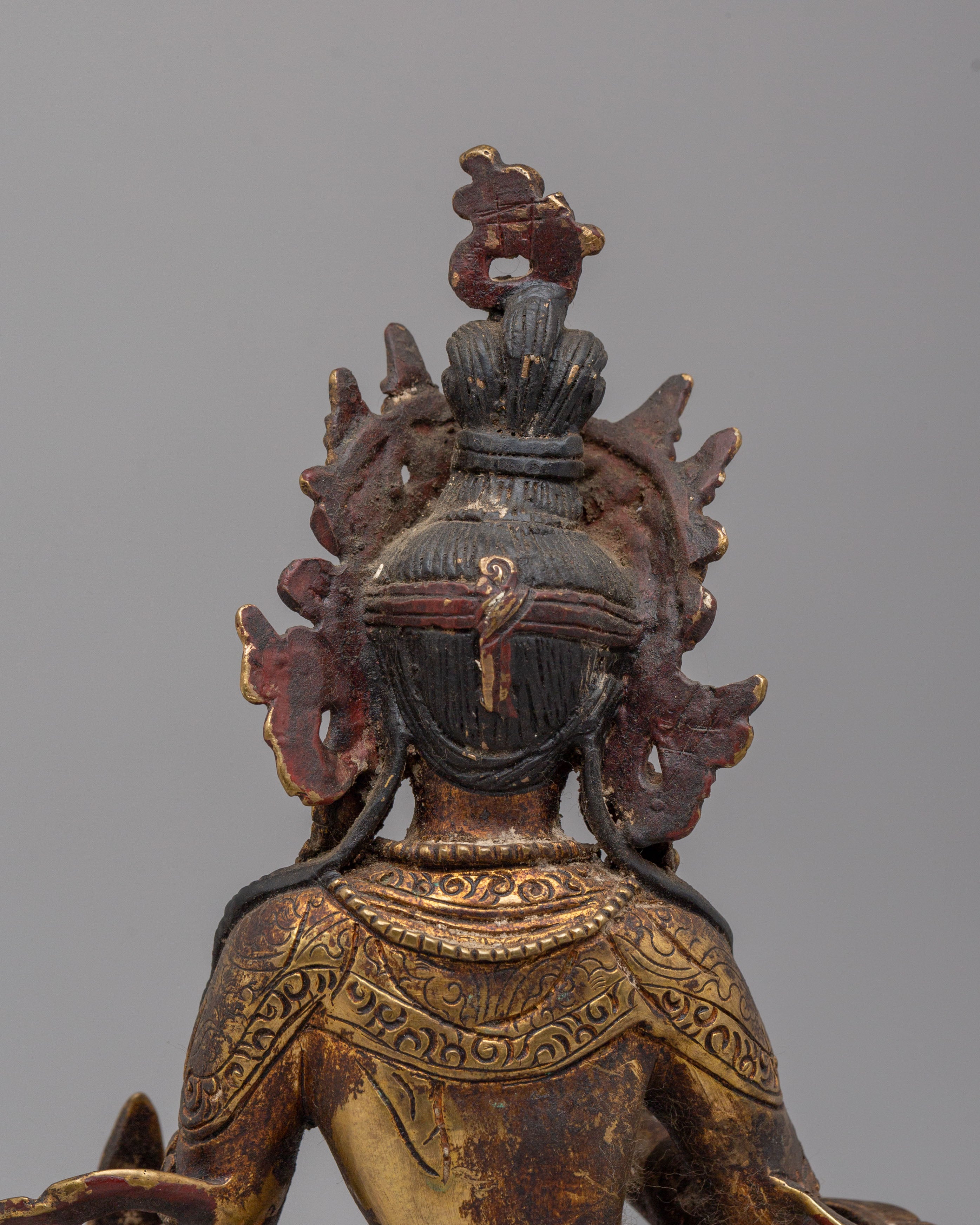 Vajrayana Ksitigarbha Protector Buddha Statue | Guardian of the Earth