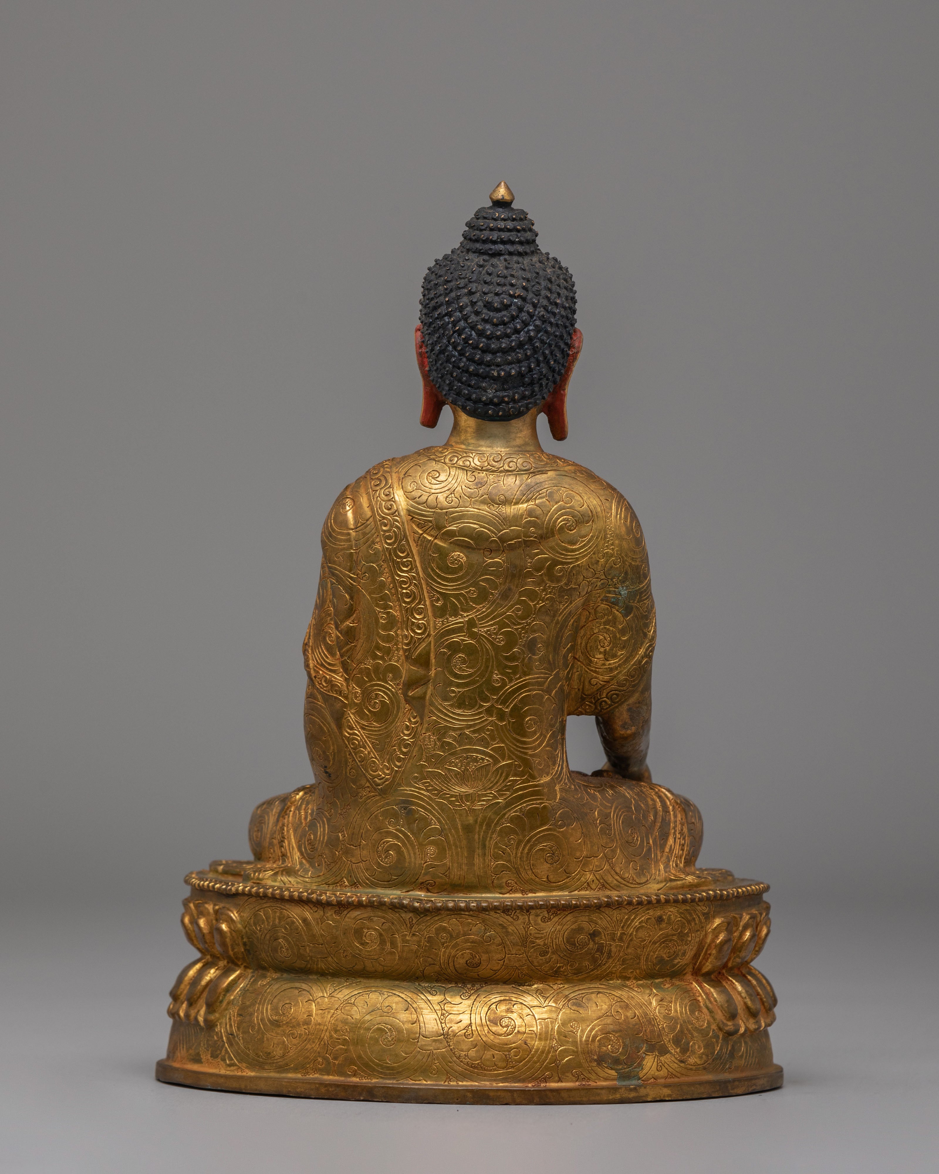Spiritual Shakyamuni Buddha Enlightened Sculpture | Dharma Statue