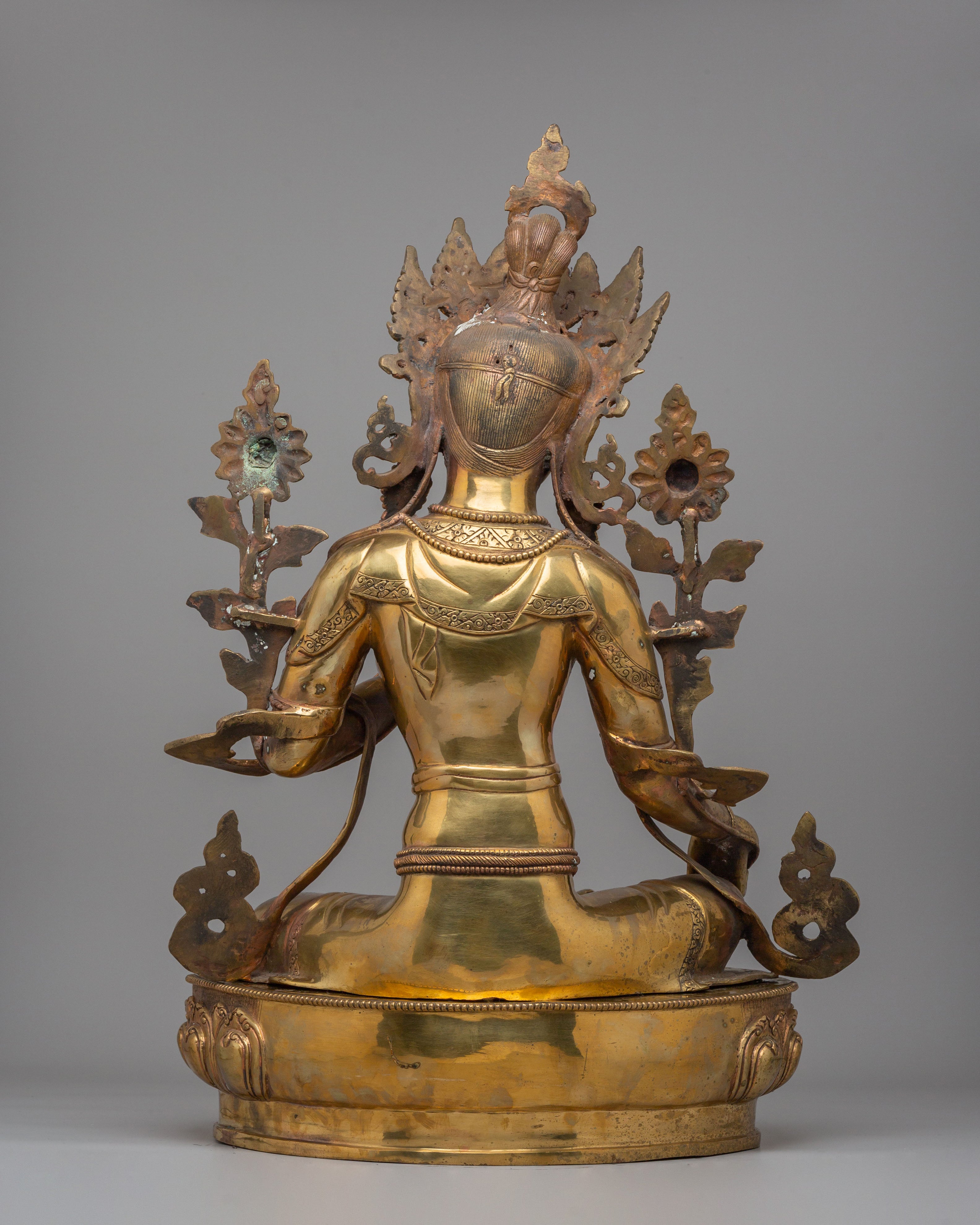 Handcrafted Green Tara Divine Statue | Spiritual Home Decor