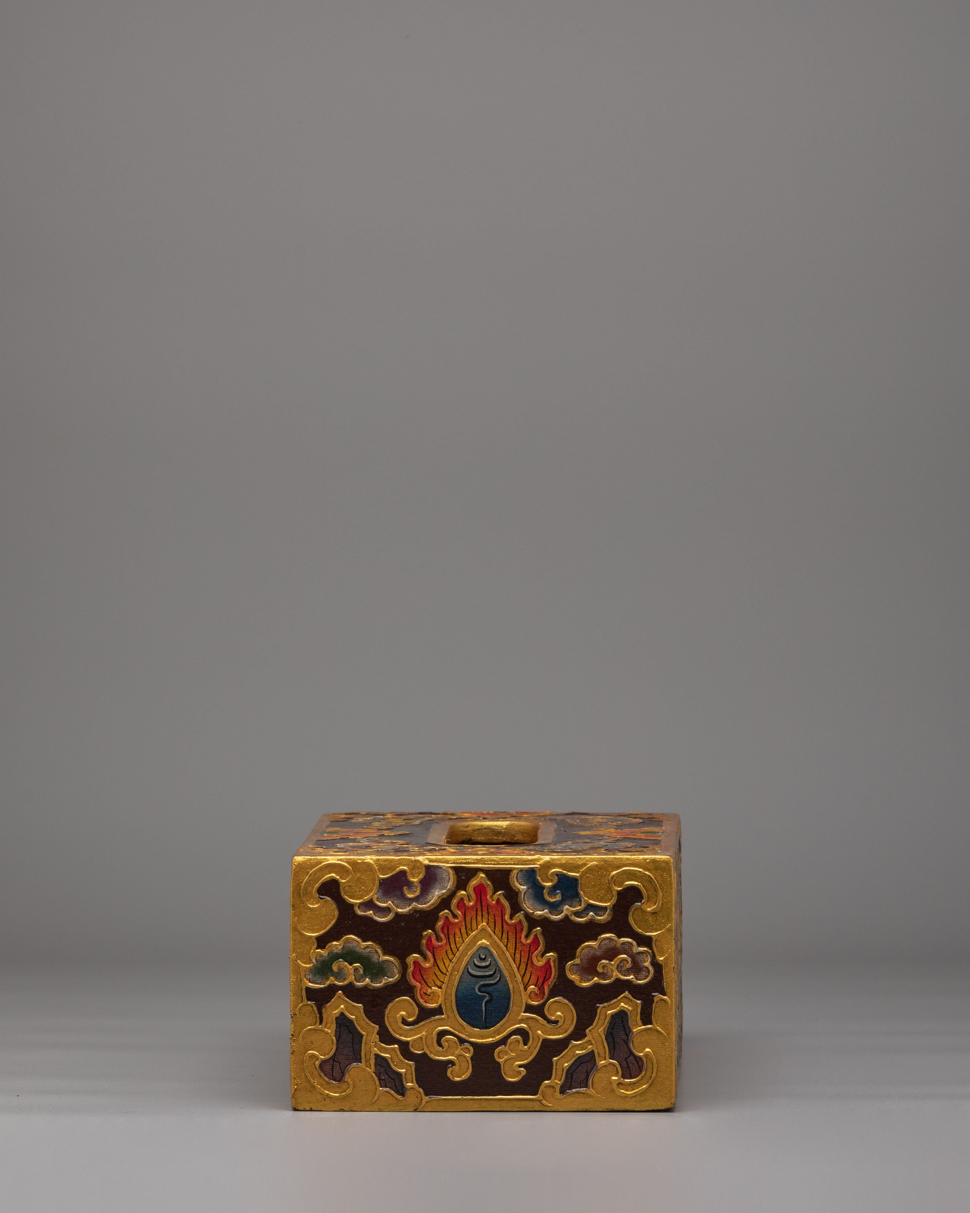 Himalayan Tissue Holder |  Floral Motif Tissue Box