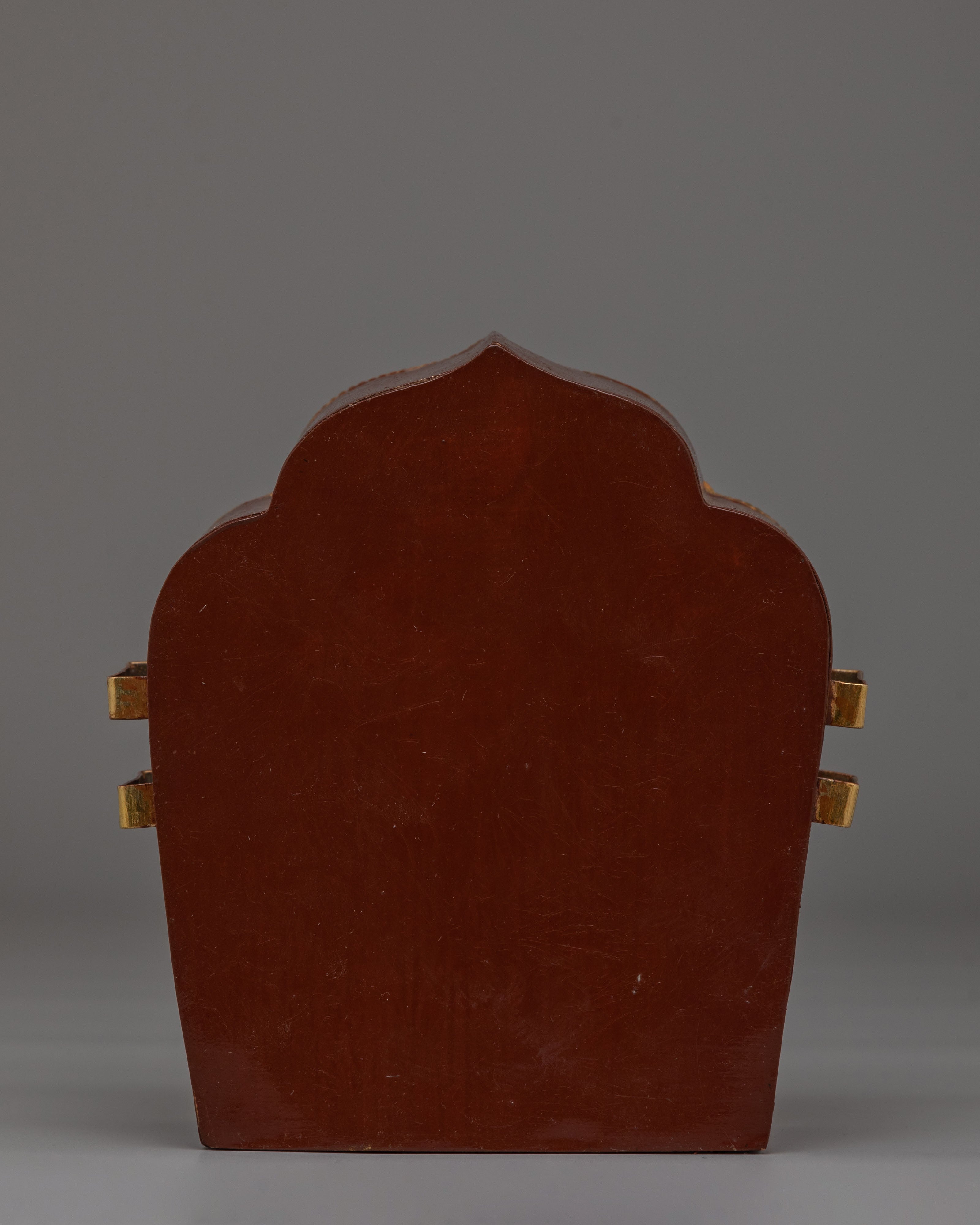 Spiritual Altar Ghau Box | Tibetan Copper Shrine