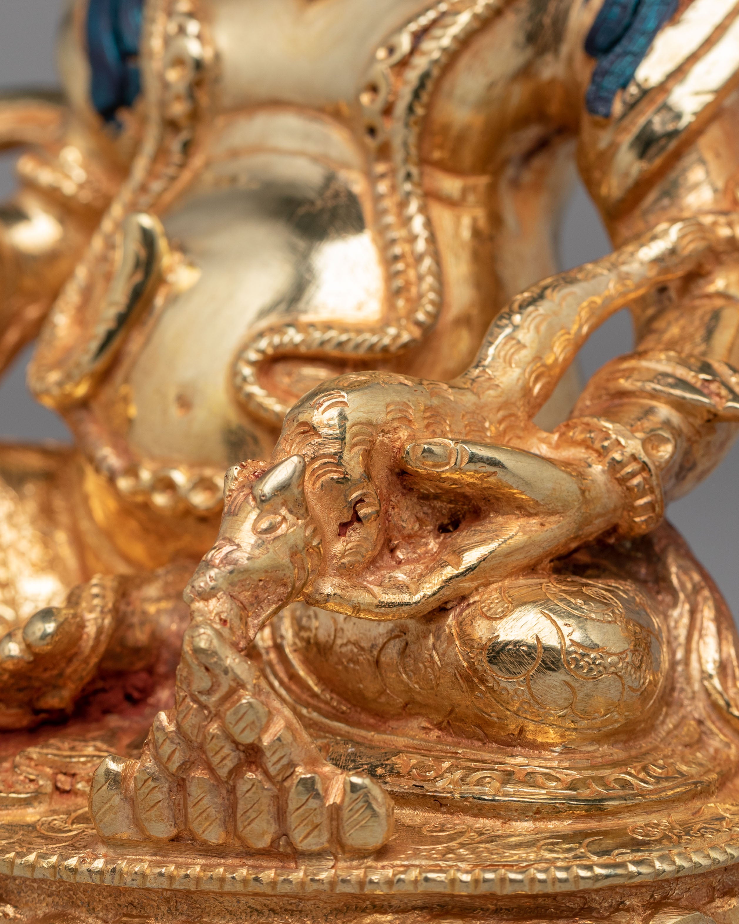 Buddhist Wealth Deity Statue | Dzambhala Figurine
