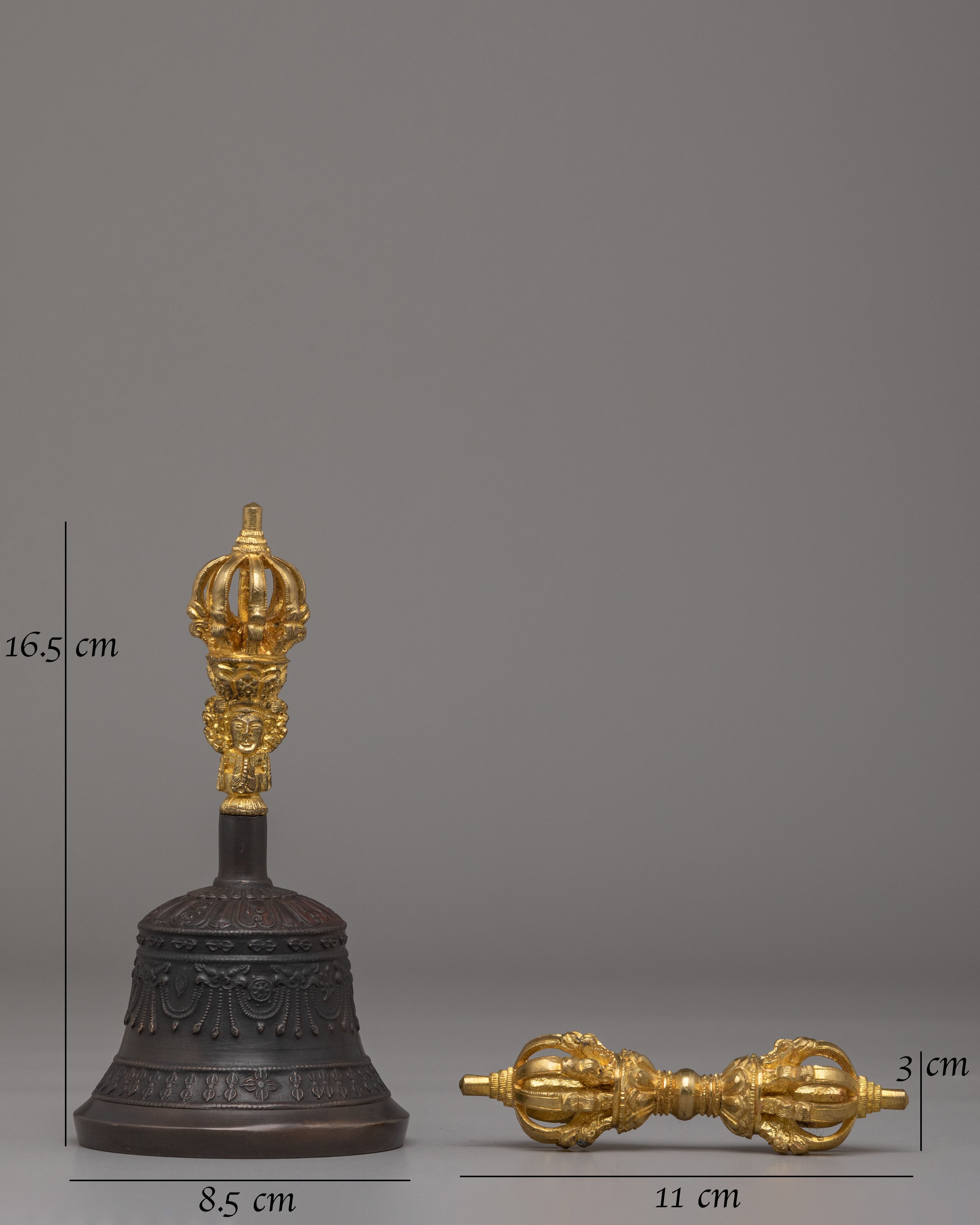 Buddhist Dorje and Bell Ritual Set | Perfect for Meditation & Spiritual Practices