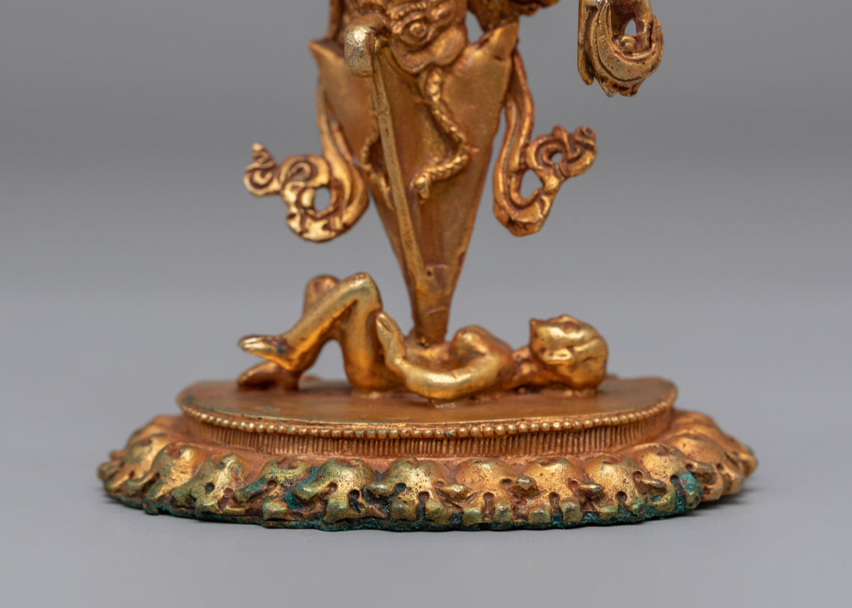 Chandra Surya Simha Jogini Statue | Handcrafted Spiritual Sculpture