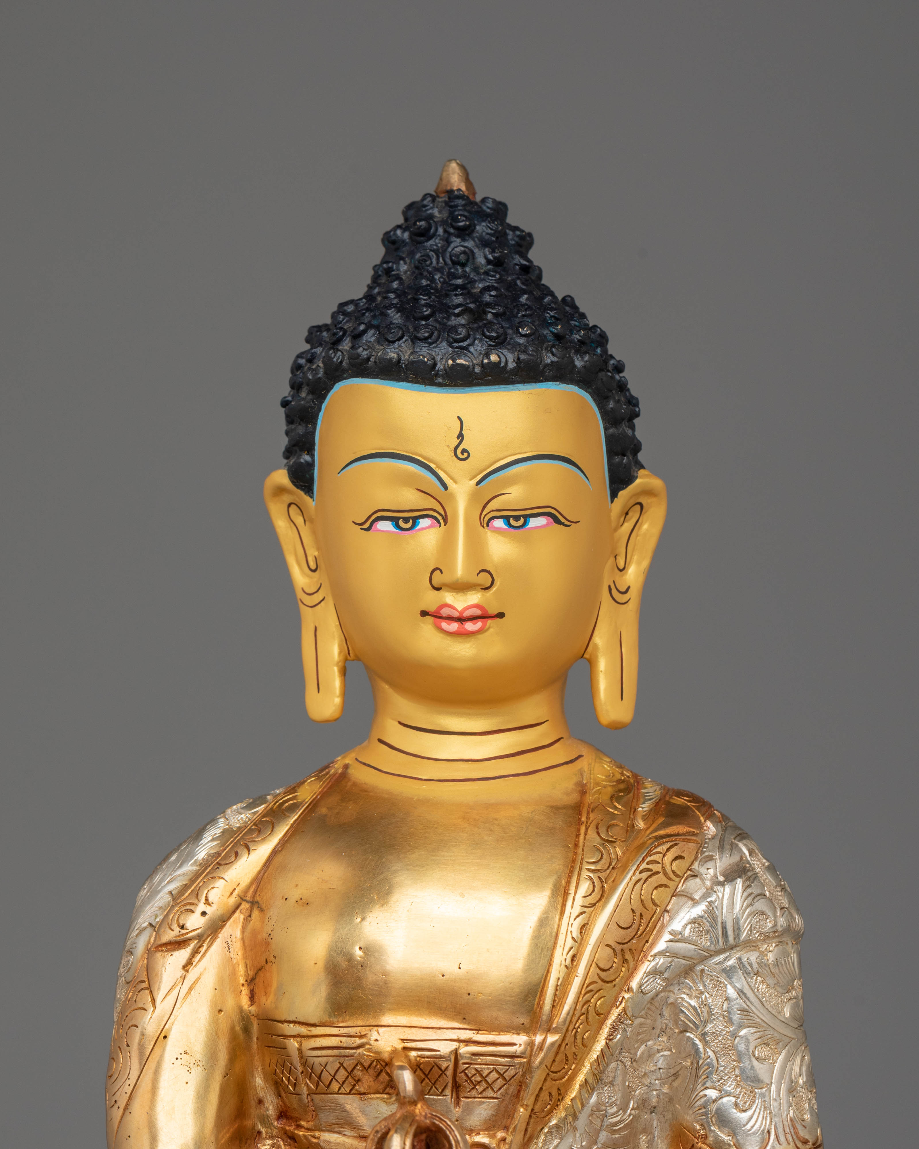 Handmade Golden Mitrugpa Statue | Immovable Buddha