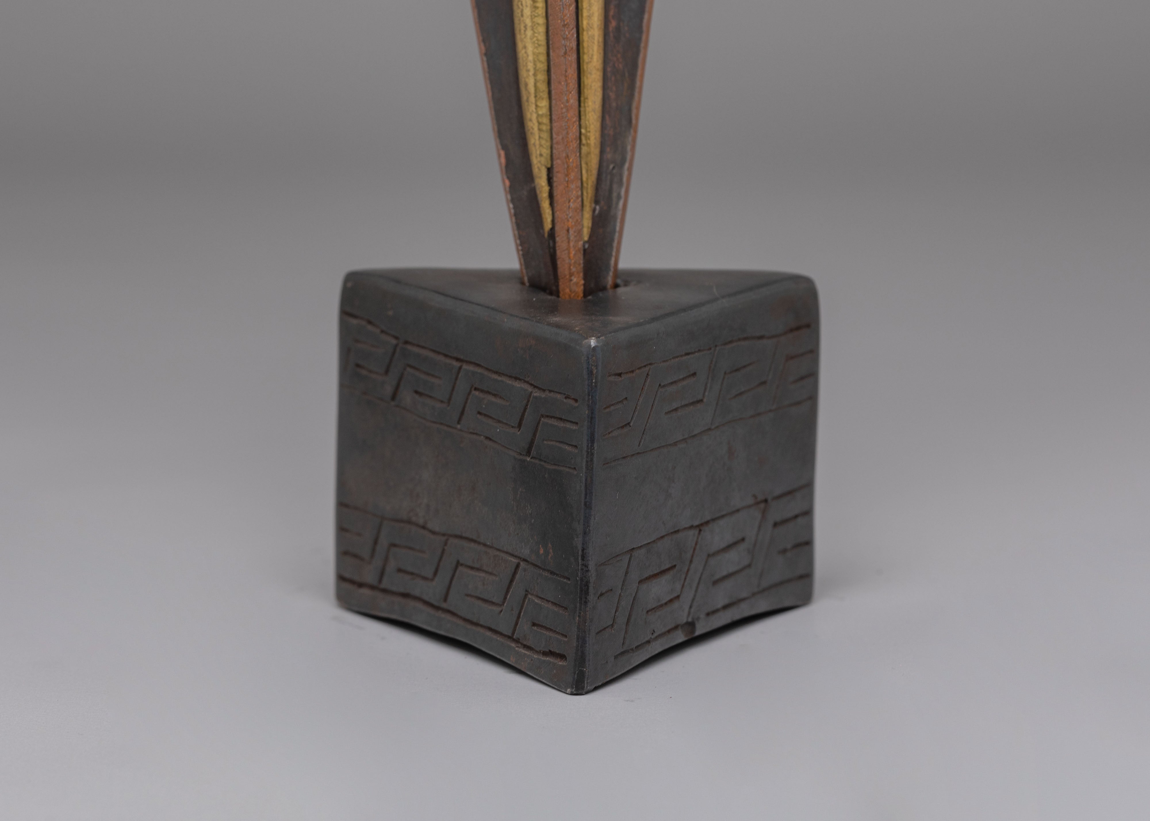 Phurba Ritual Dagger with Elephant Motif | A Sacred Tibetan Dagger