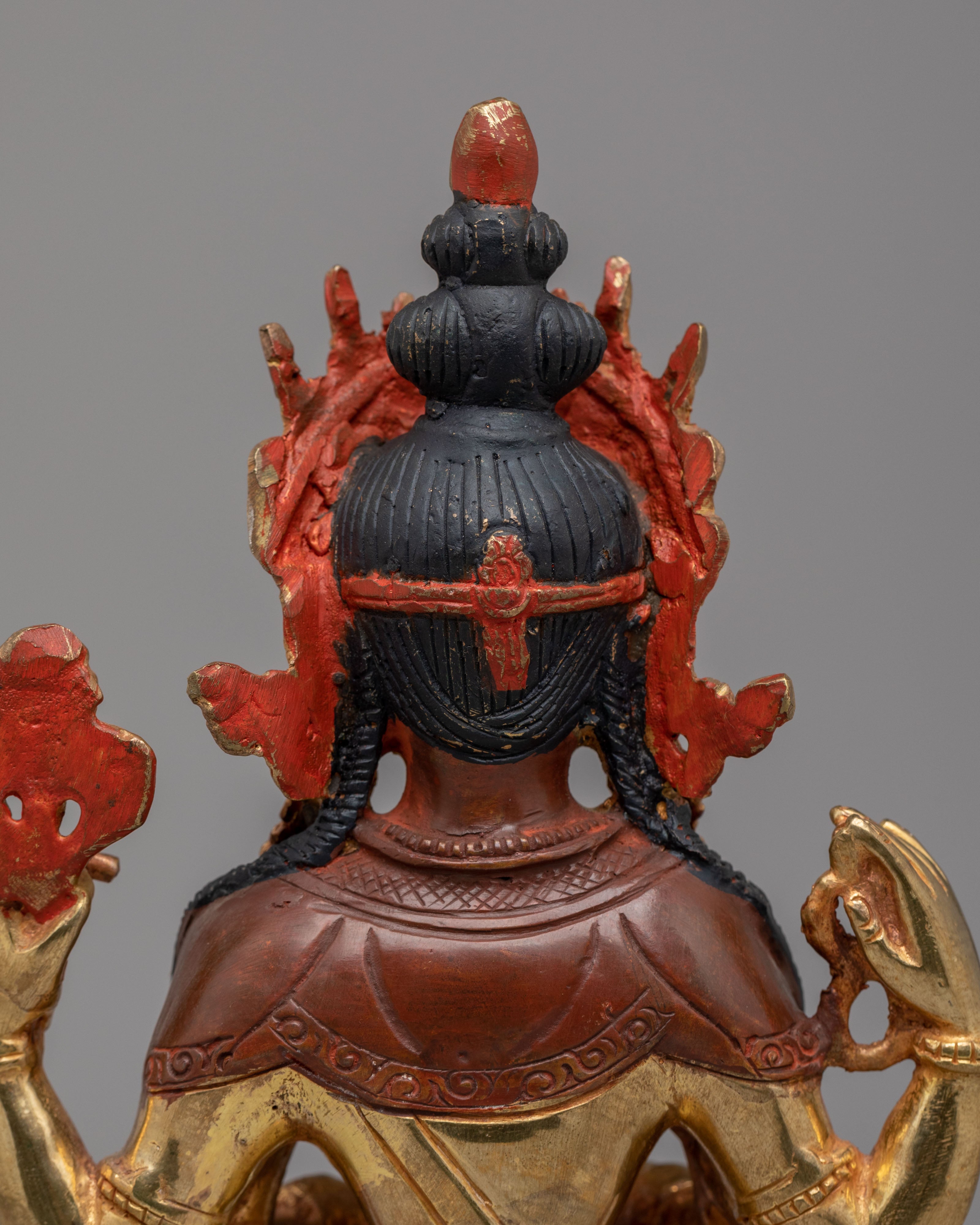 Handmade Chenrezig Deity Statue | Tibetan Bodhisattva of Compassion