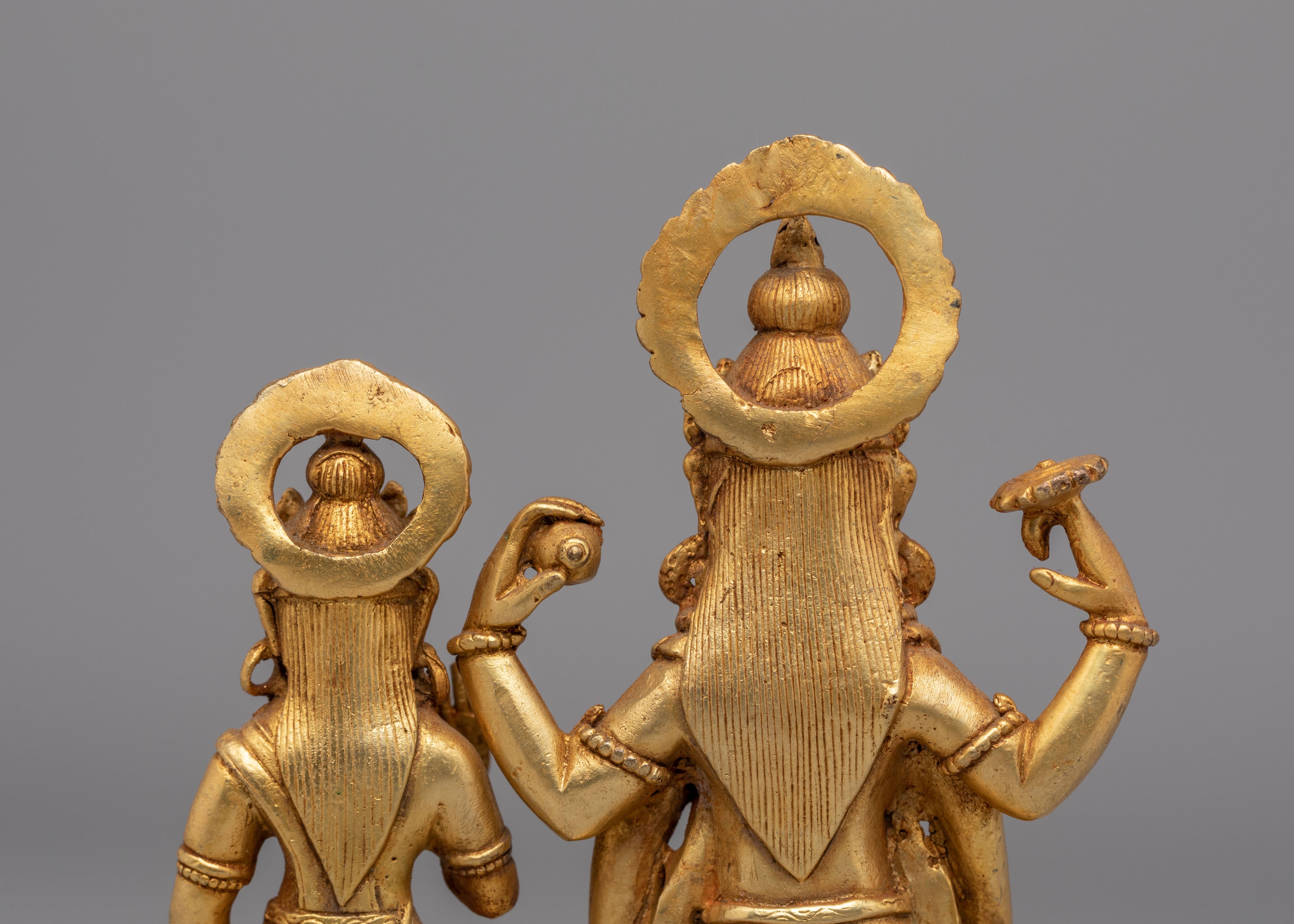 Lord Vishnu with Lakshmi Statue | Hindu Deity Figurine