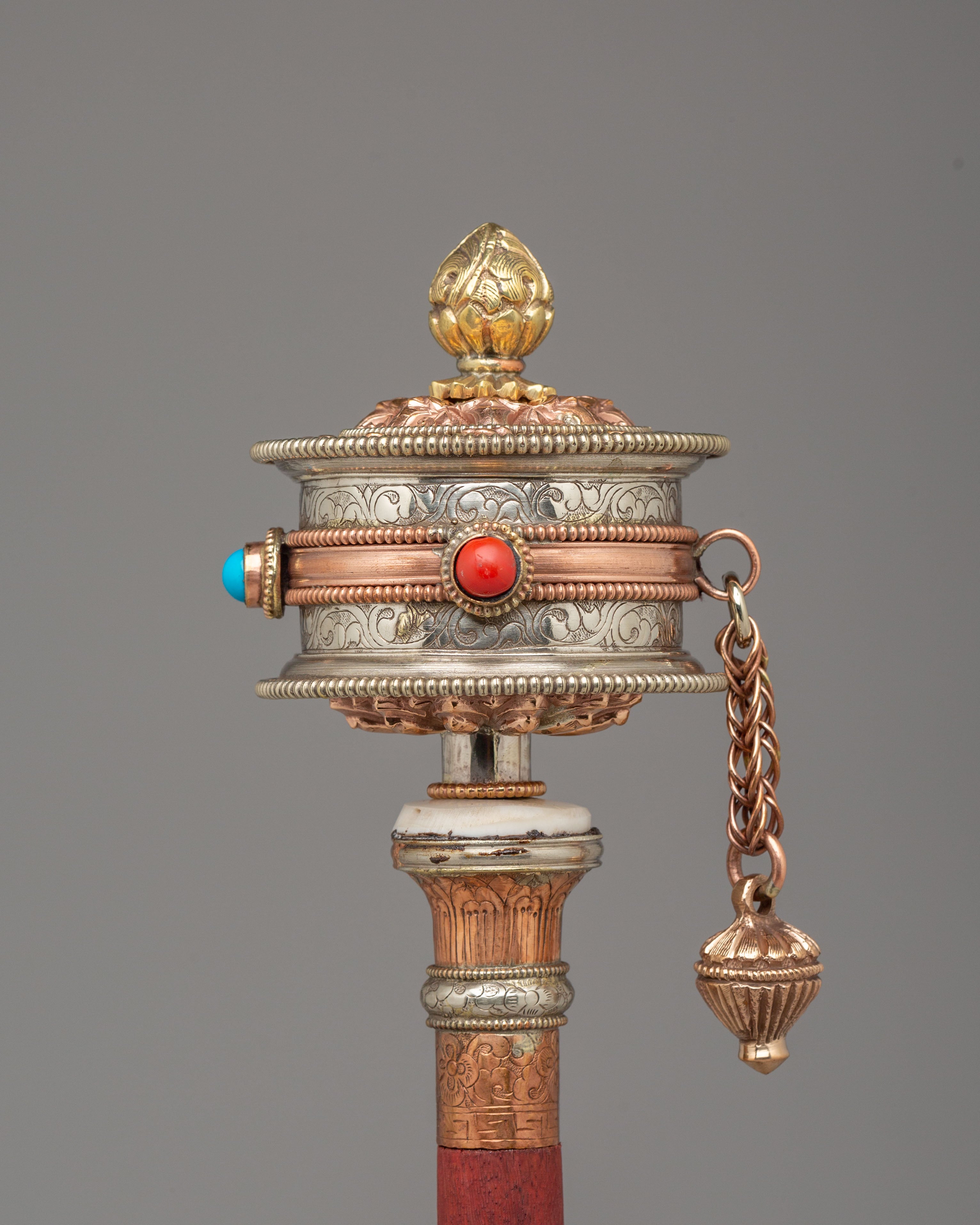 Sacred Altar Prayer Wheel | Buddhist Mantra Wheel