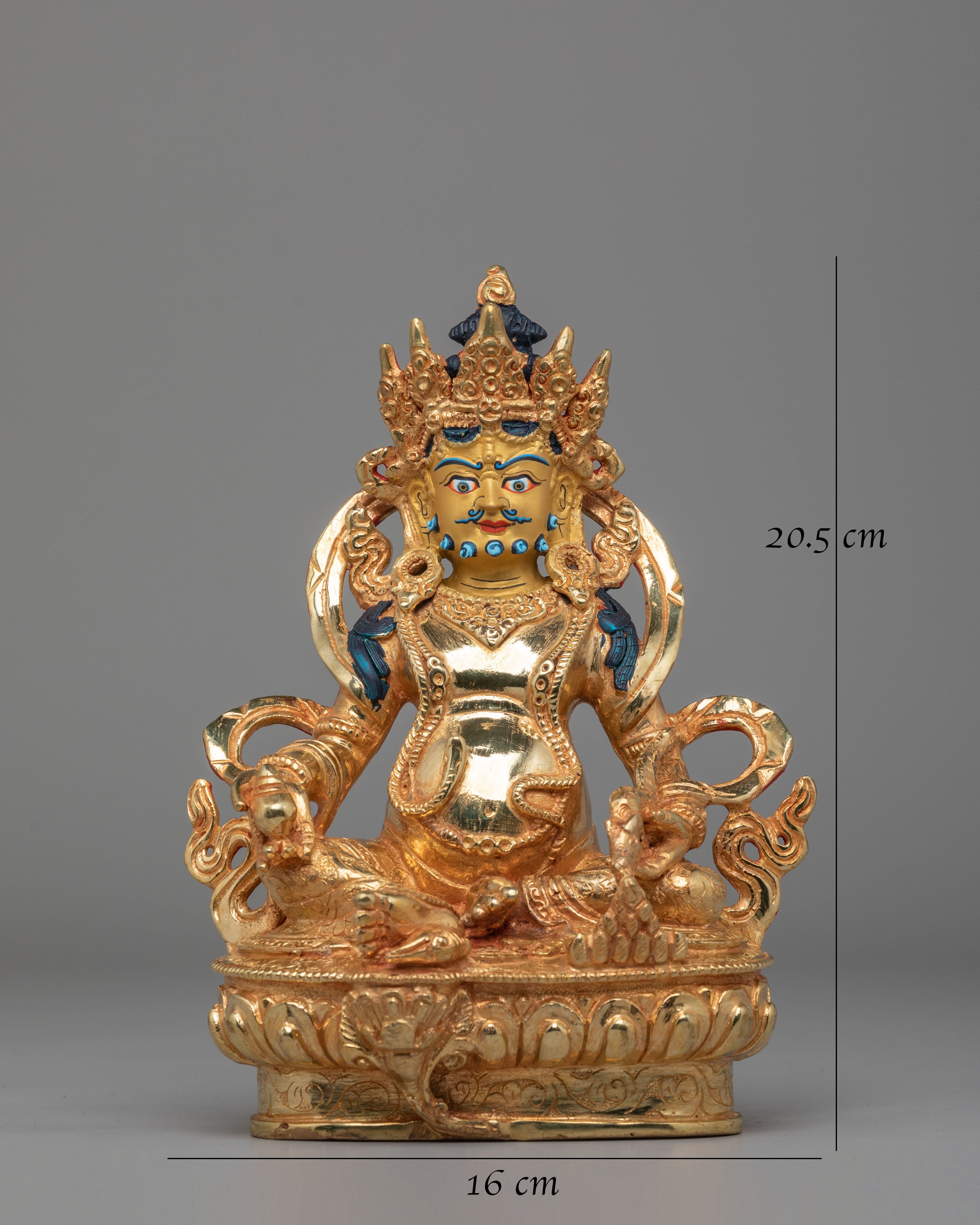 Buddhist Wealth Deity Statue | Dzambhala Figurine