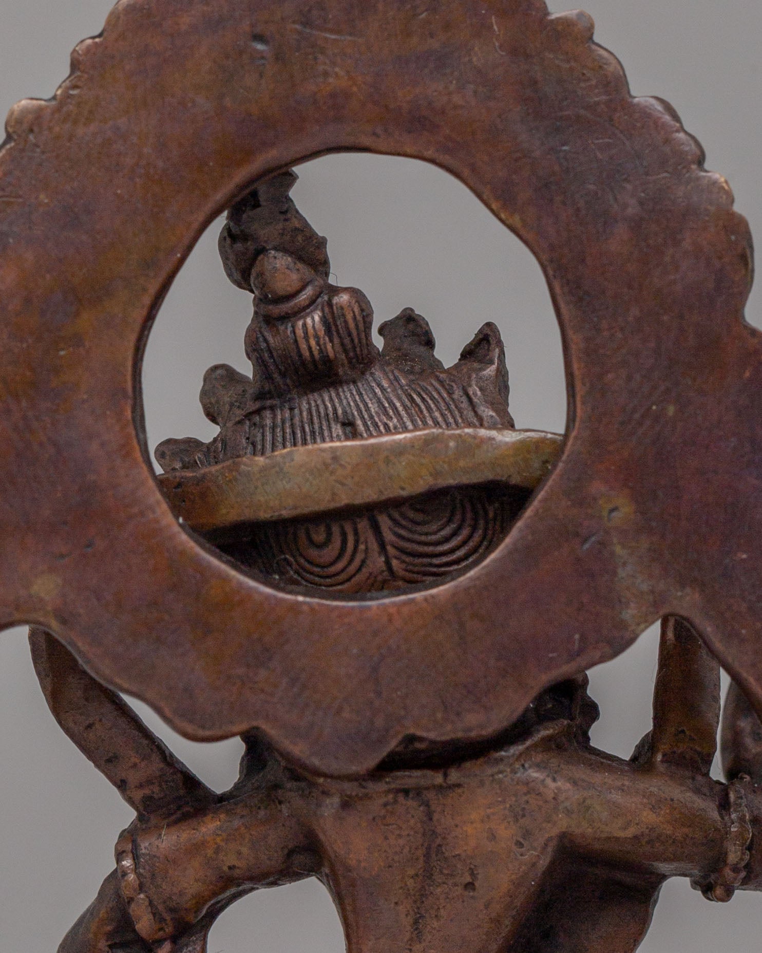 Traditional Machig Labdron Statue | Oxidized Copper Tibetan Sculpture