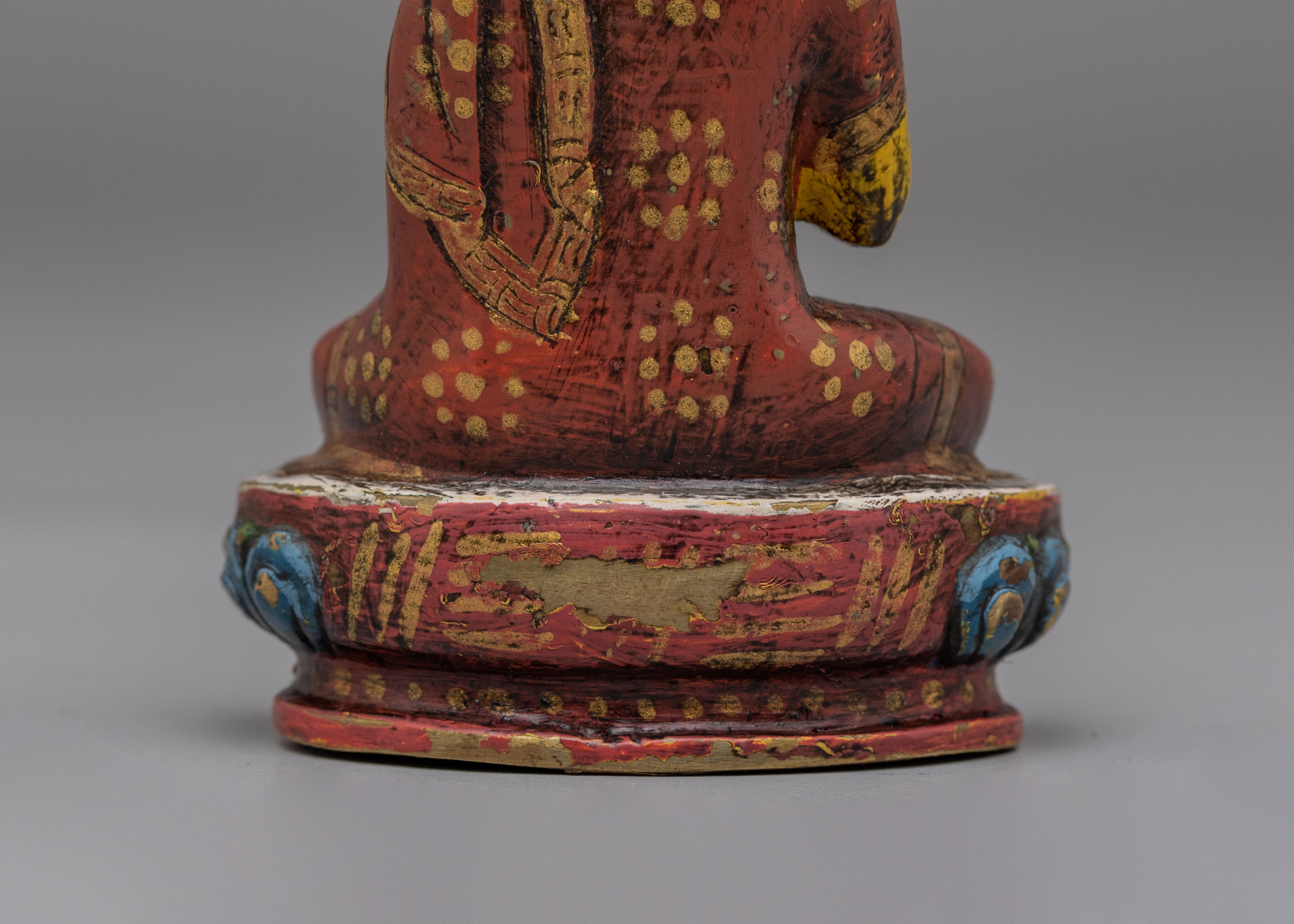 Himalayan Vairocana Meditation Statue | Tibetan Buddha Sculpture