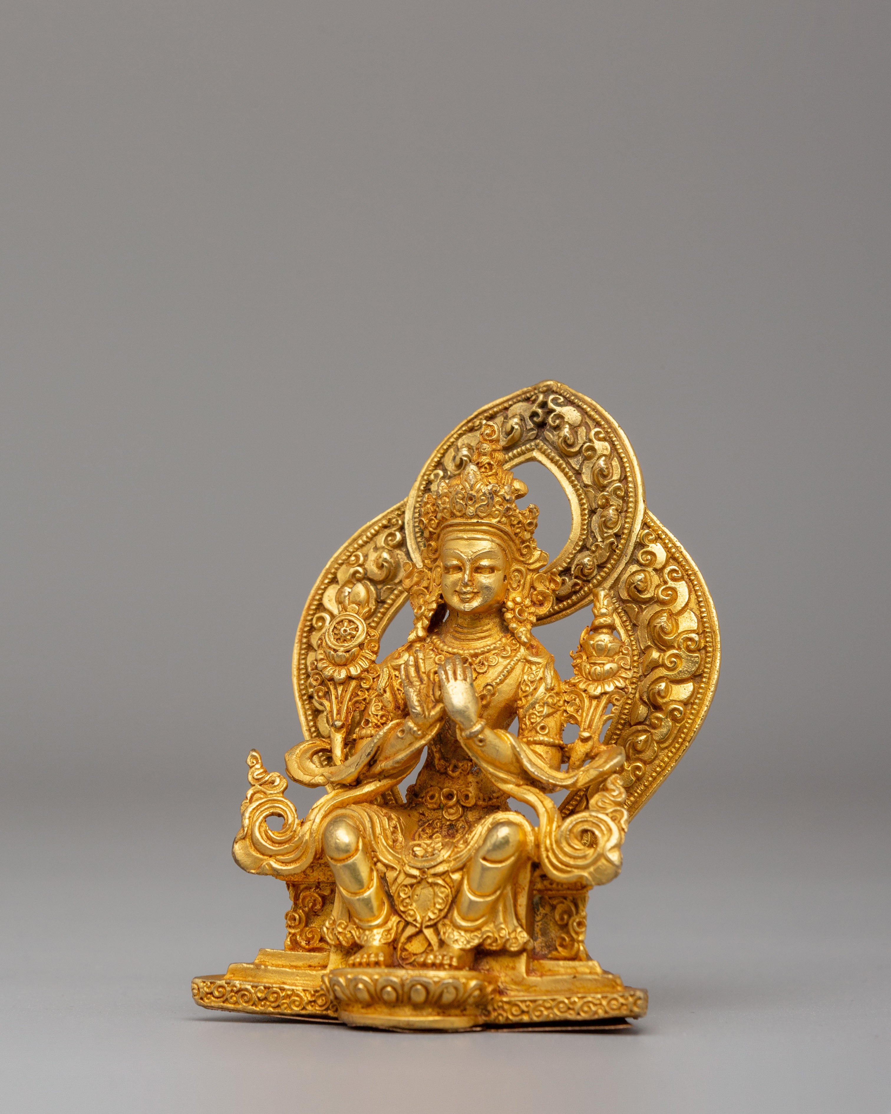 Tibetan Maitreya Buddha Altar Statue | Spiritual Home Decor