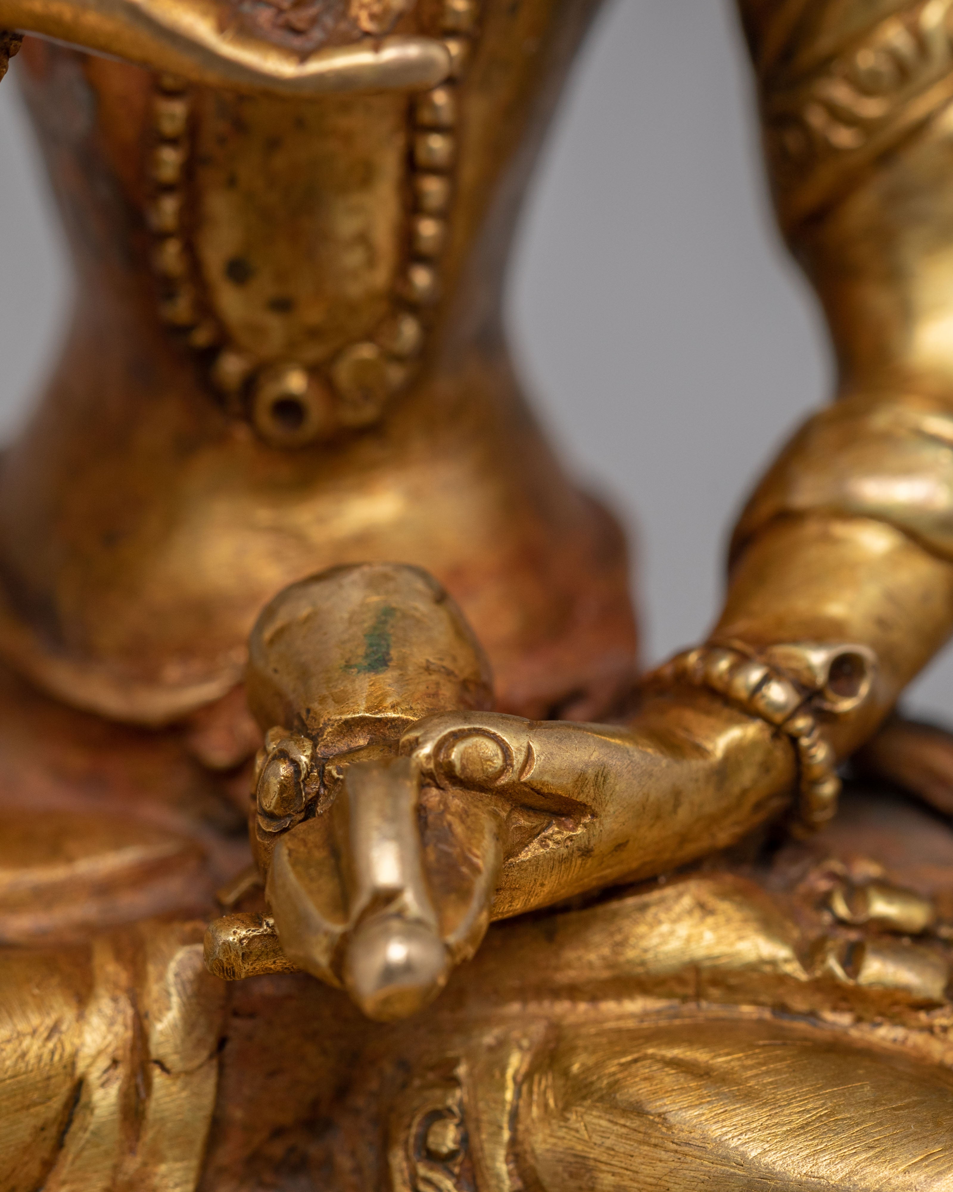 Buddhist Vajrasattva Sculpture | Handcrafted Tibetan Art