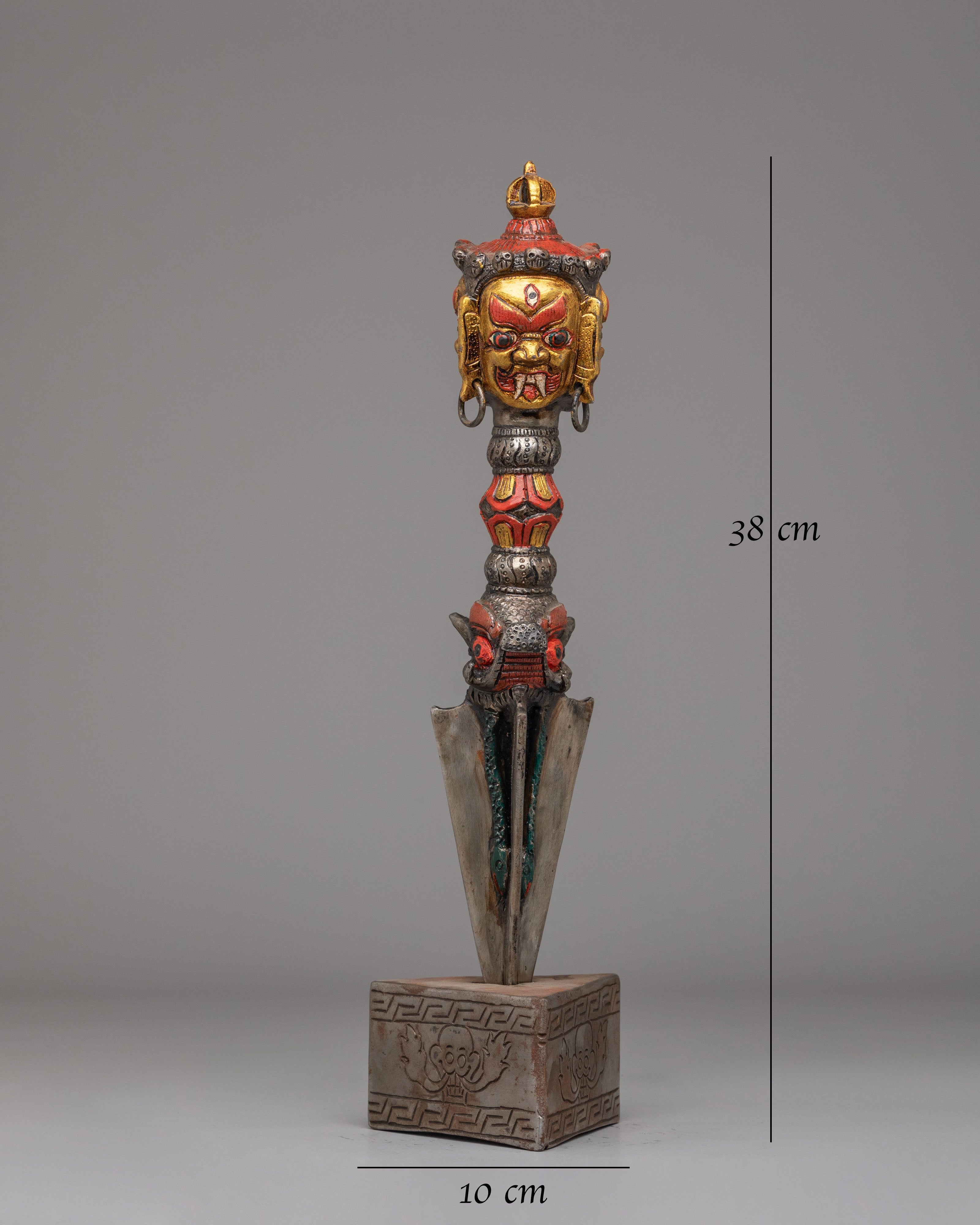 Sacred Tibetan Phurba | Ritual Dagger for Spiritual Practices
