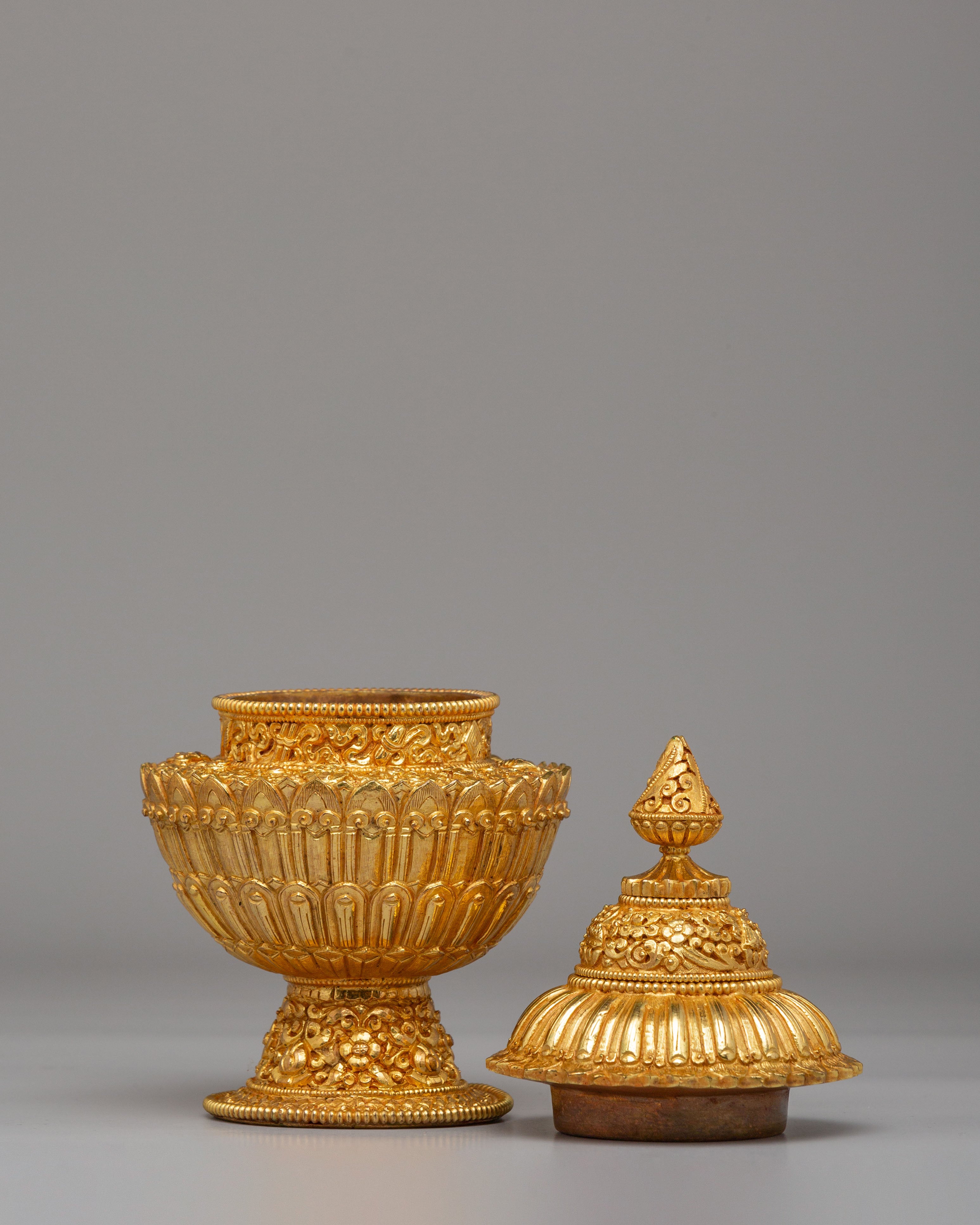 Rice Pot for Ritual Offering | Sacred Offering Vessel for Puja