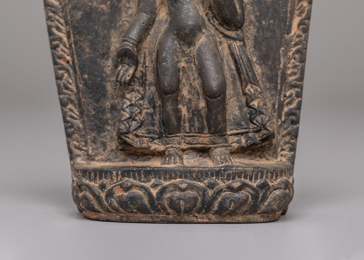 Buddha of the Past Dipankara Statue | Stone Buddhist Sculpture