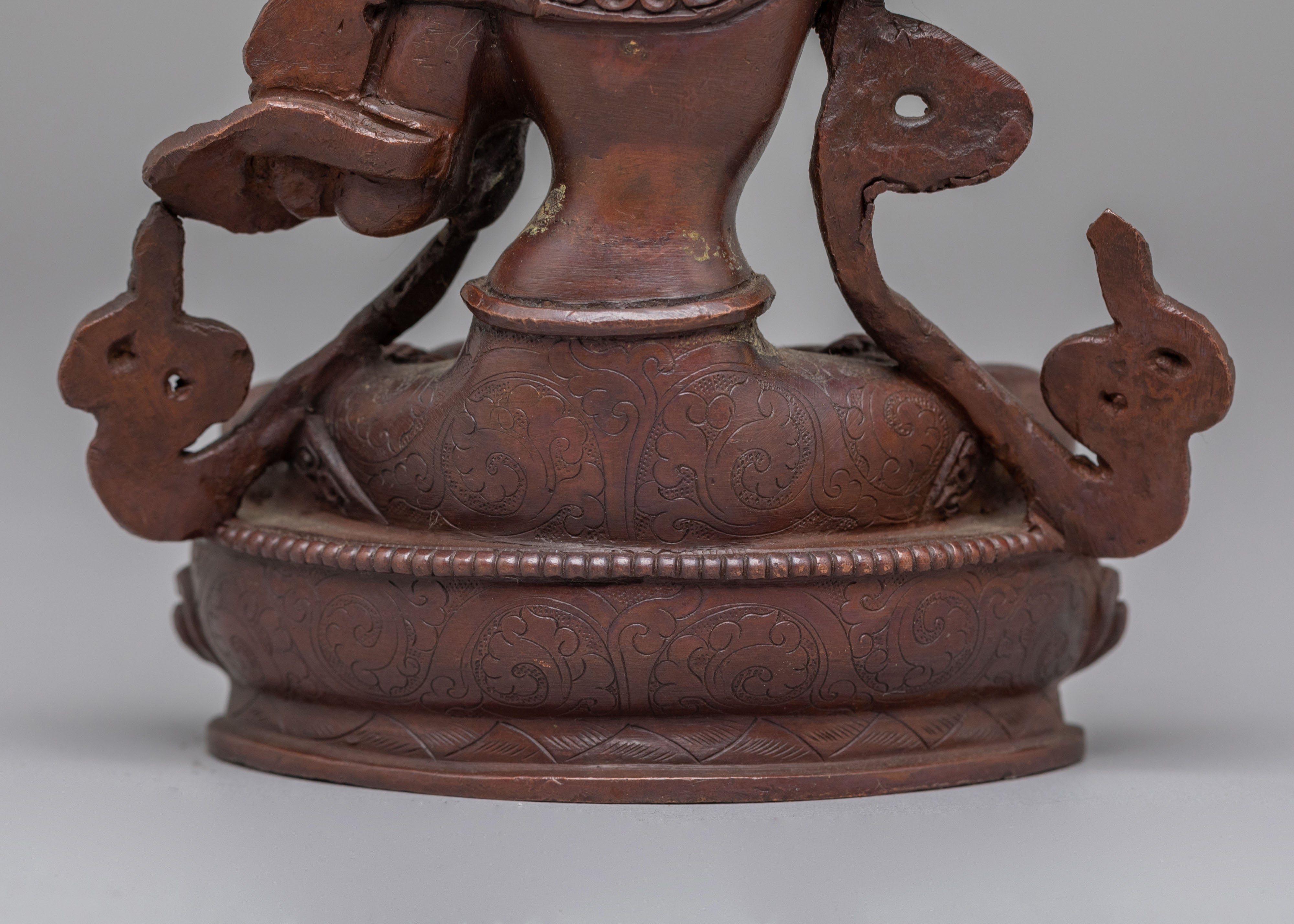 Himalayan Manjushri Wisdom Deity Statue | Tibetan Sculpture for Altar
