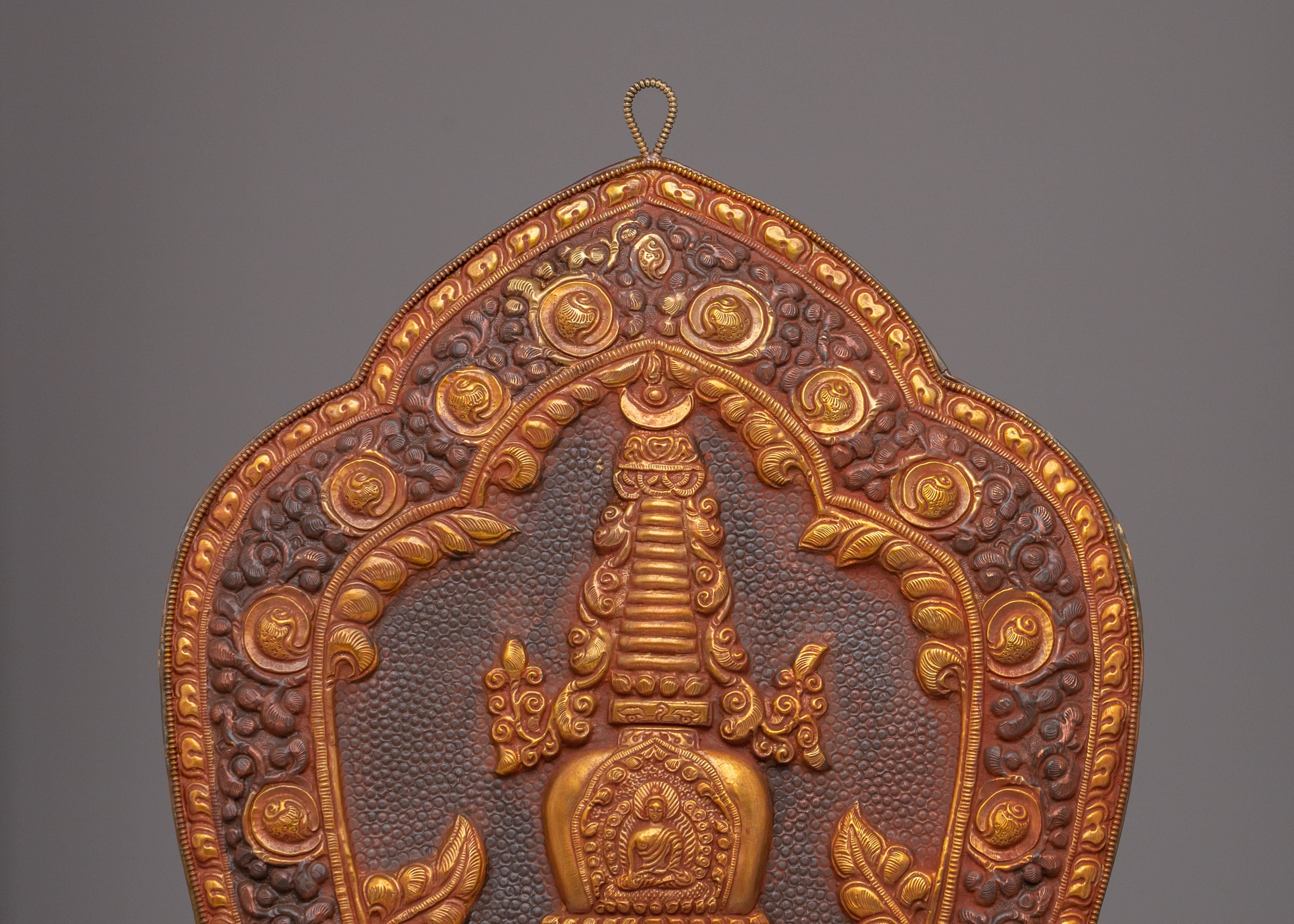 Handmade Stupa Wall Hanging | Tibetan Buddhist Decor