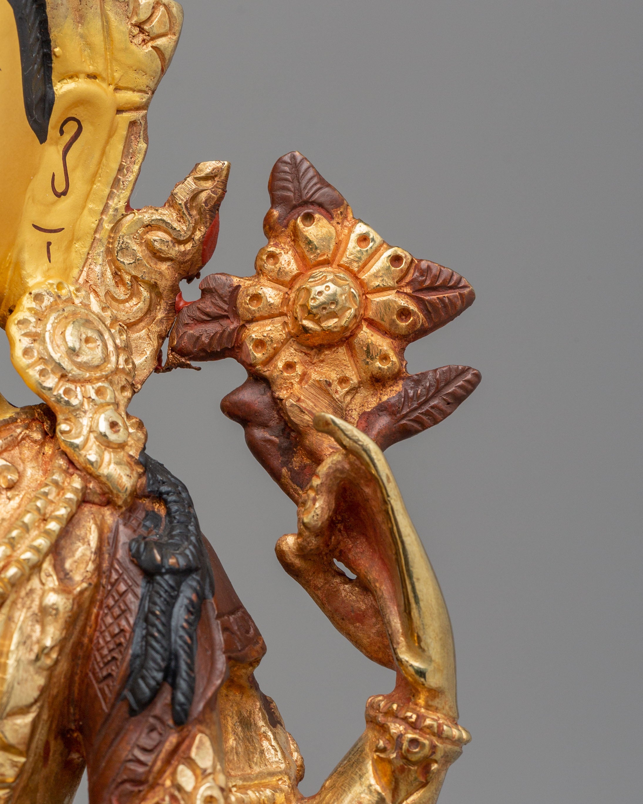 Buddha Dharma Sangha Set Statue | Tibetan Spiritual Art for Meditation and Decor