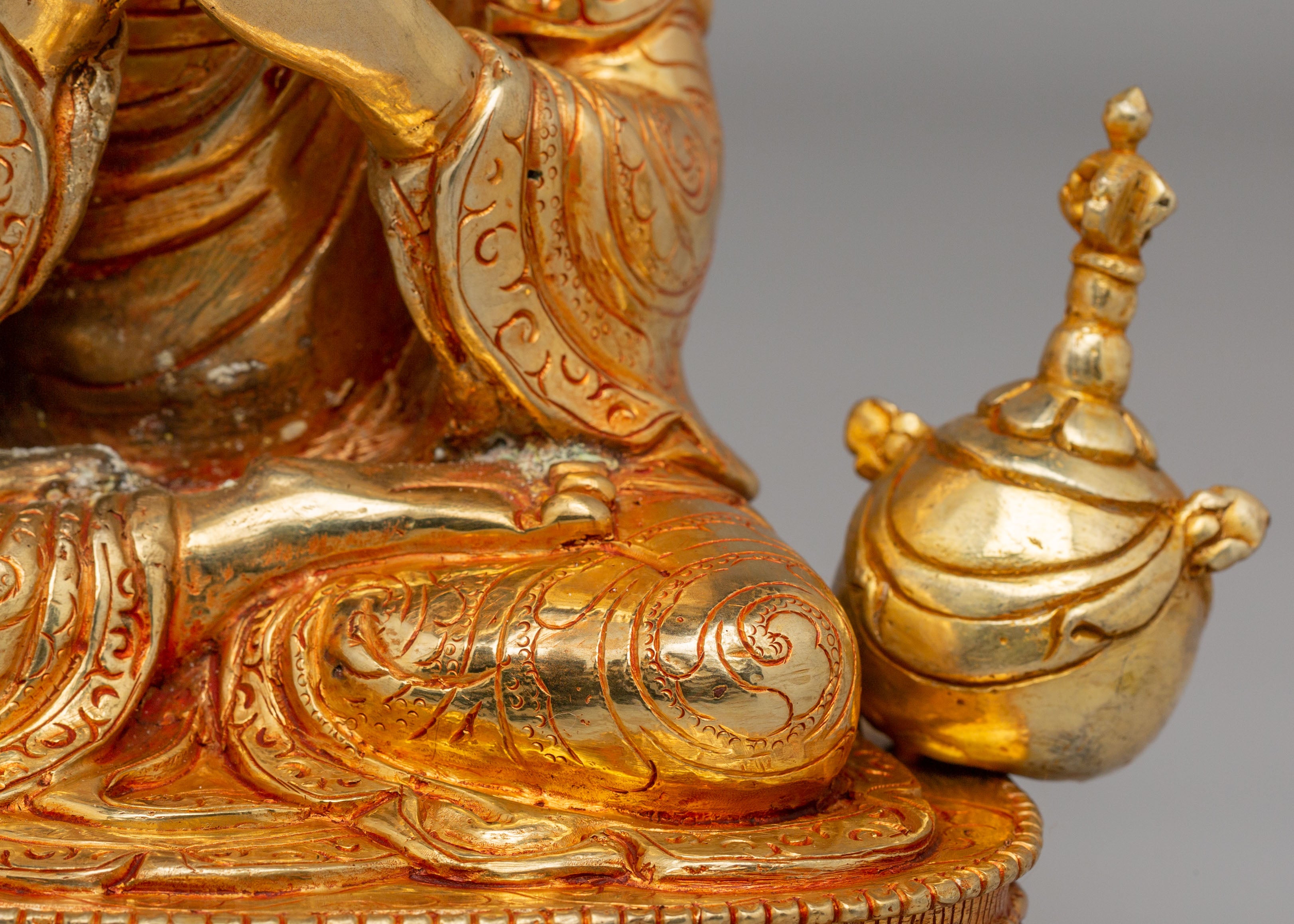 Buddhist Guru Atisha Sculpture | Tibetan Buddhist Master Statue