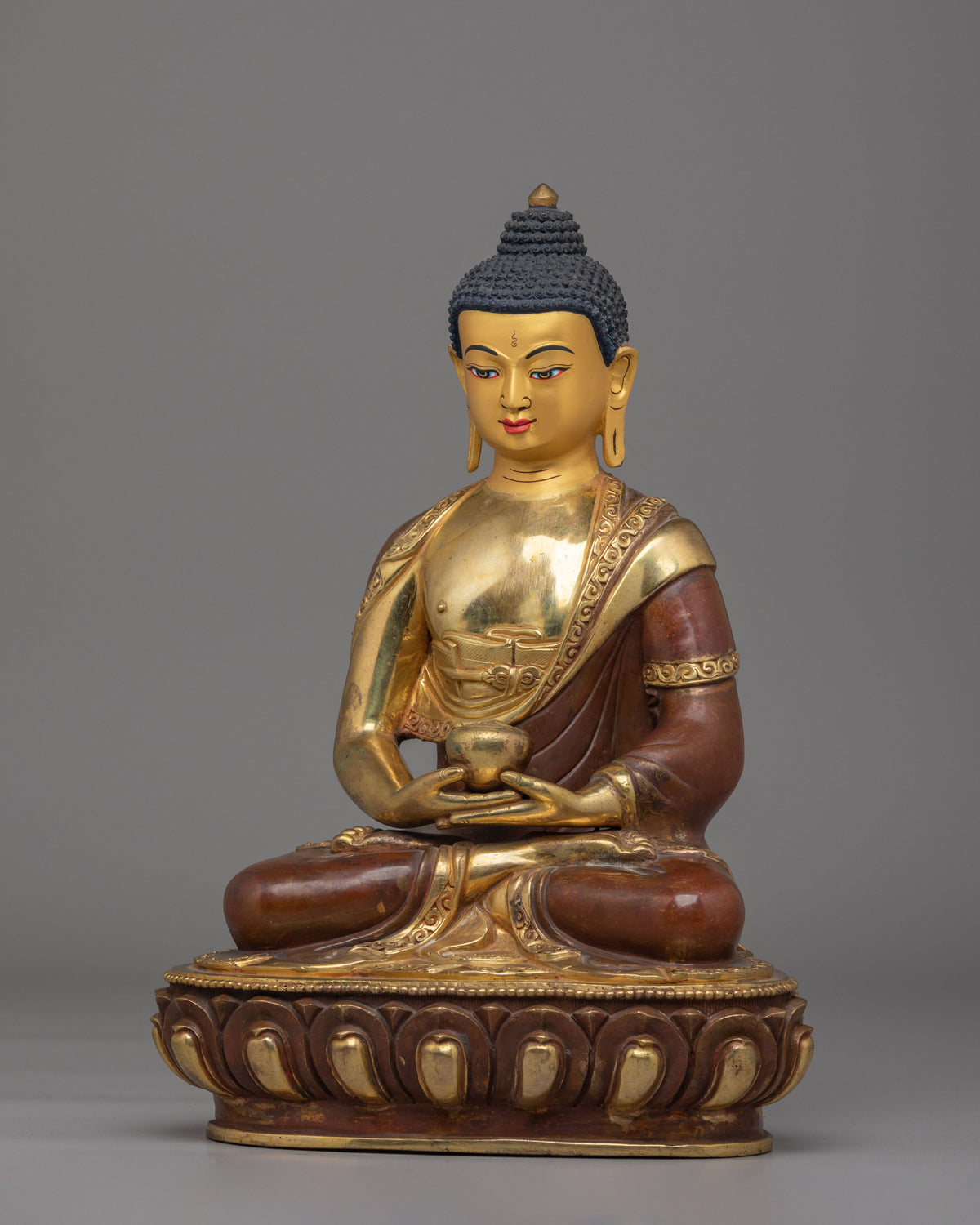 Pure Land Amitabha Buddha Altar Statue | Spiritual Decor for Meditation