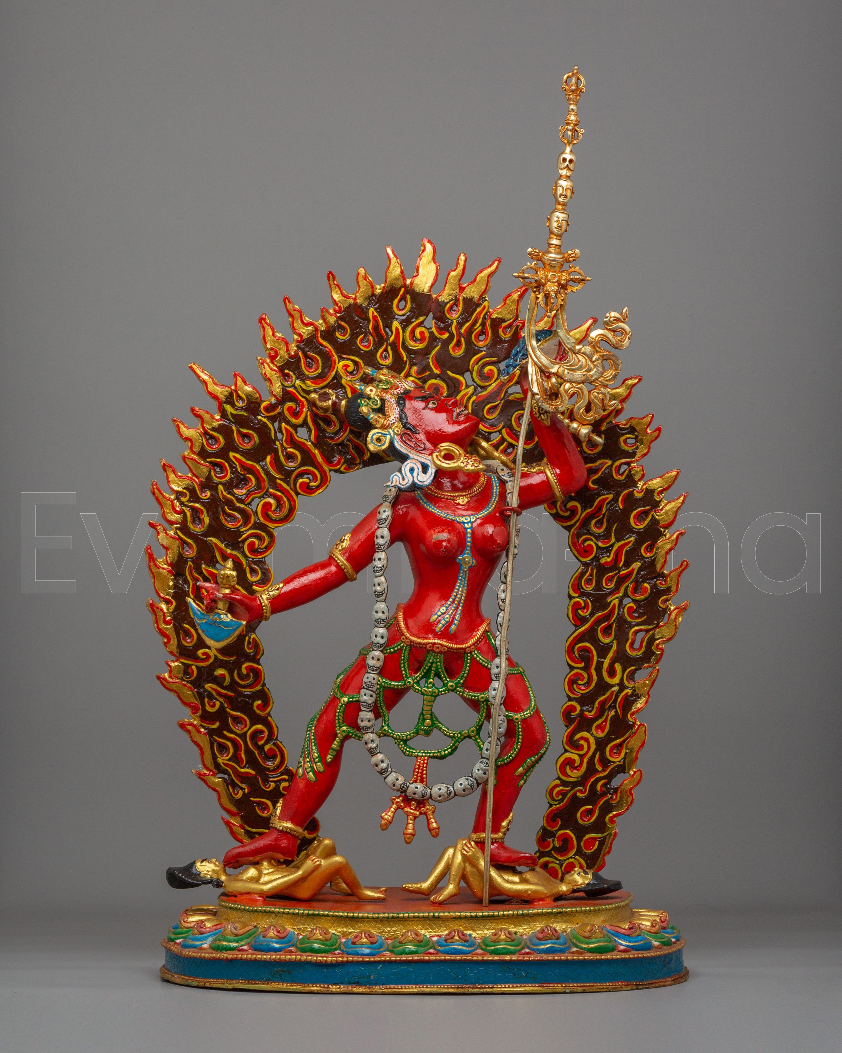 Tibetan Vajrayogini Dakini Sculpture 