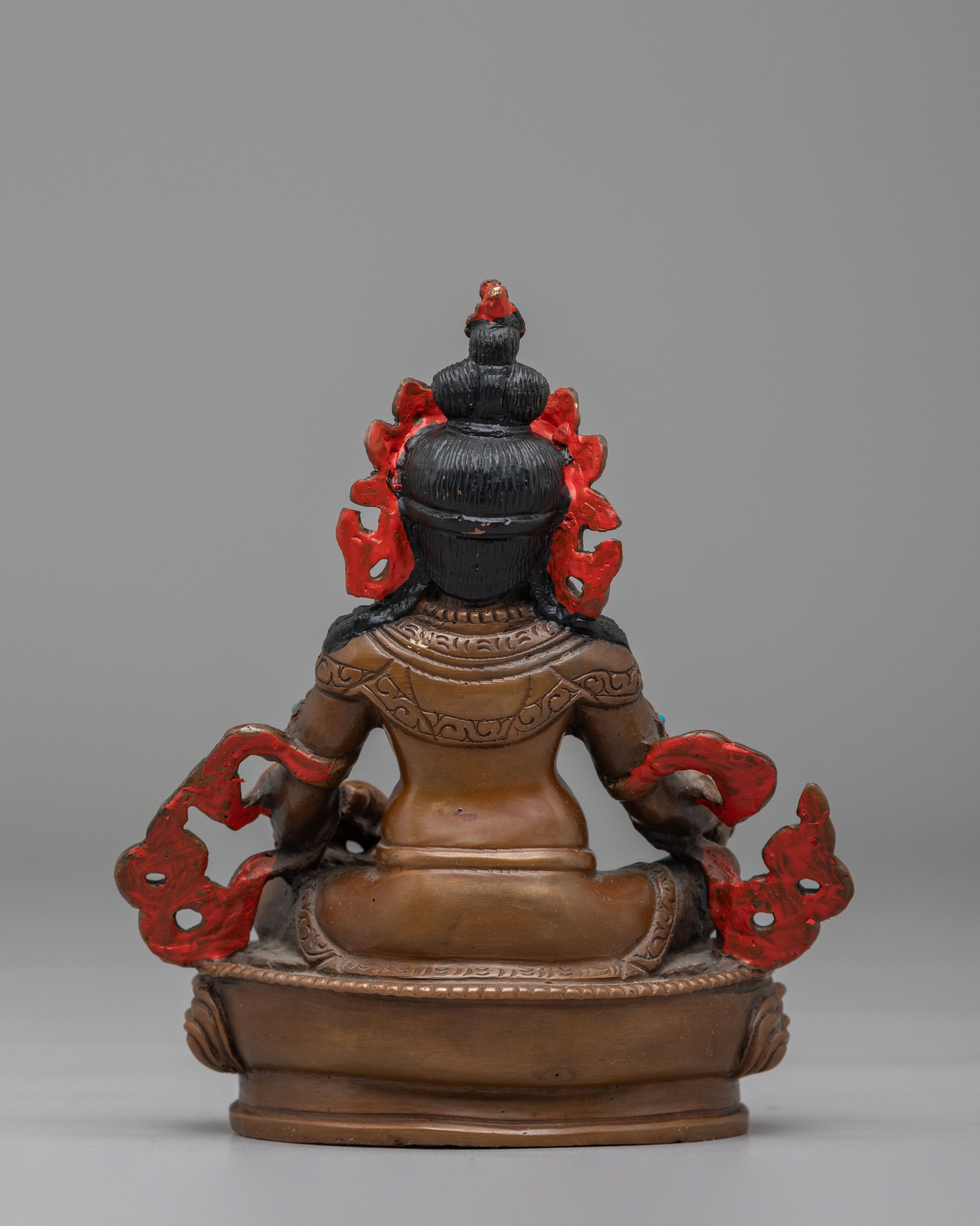 Traditional Dzambhala Sculpture | Wealth Deity Statue