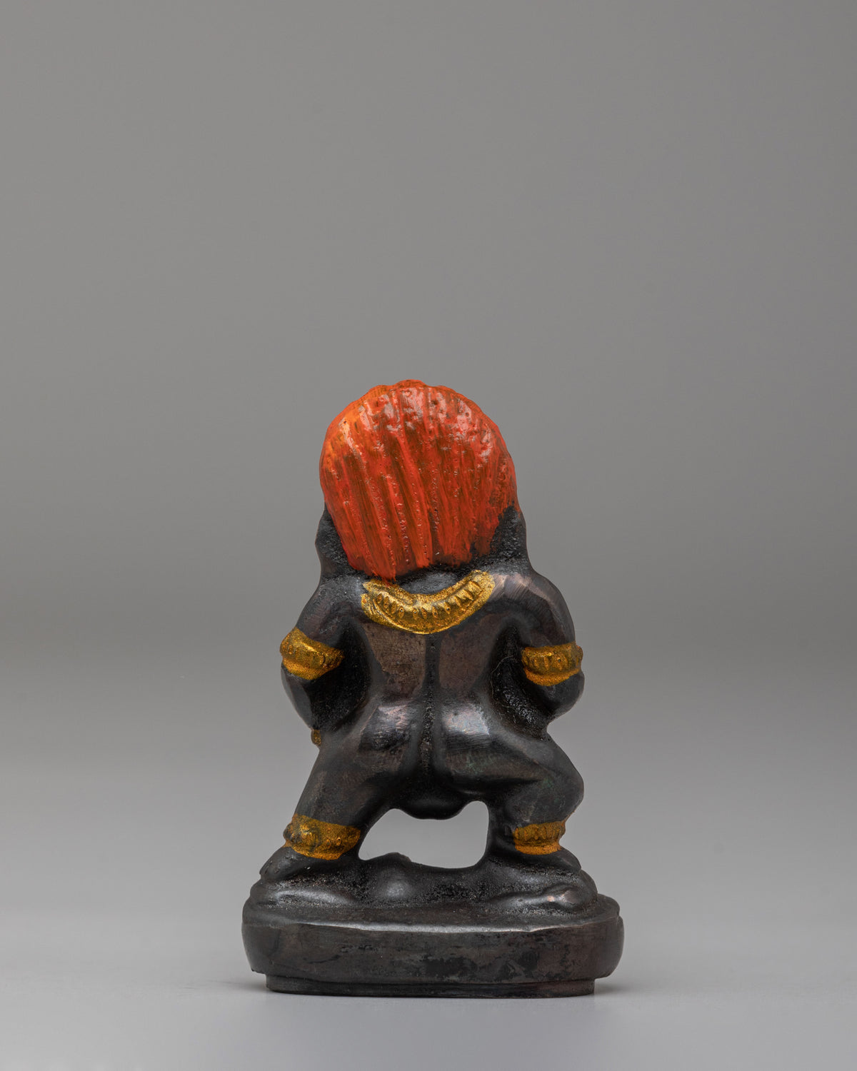 Buddhist Sacred Black Dzambhala Statue | Tibetan God of Wealth