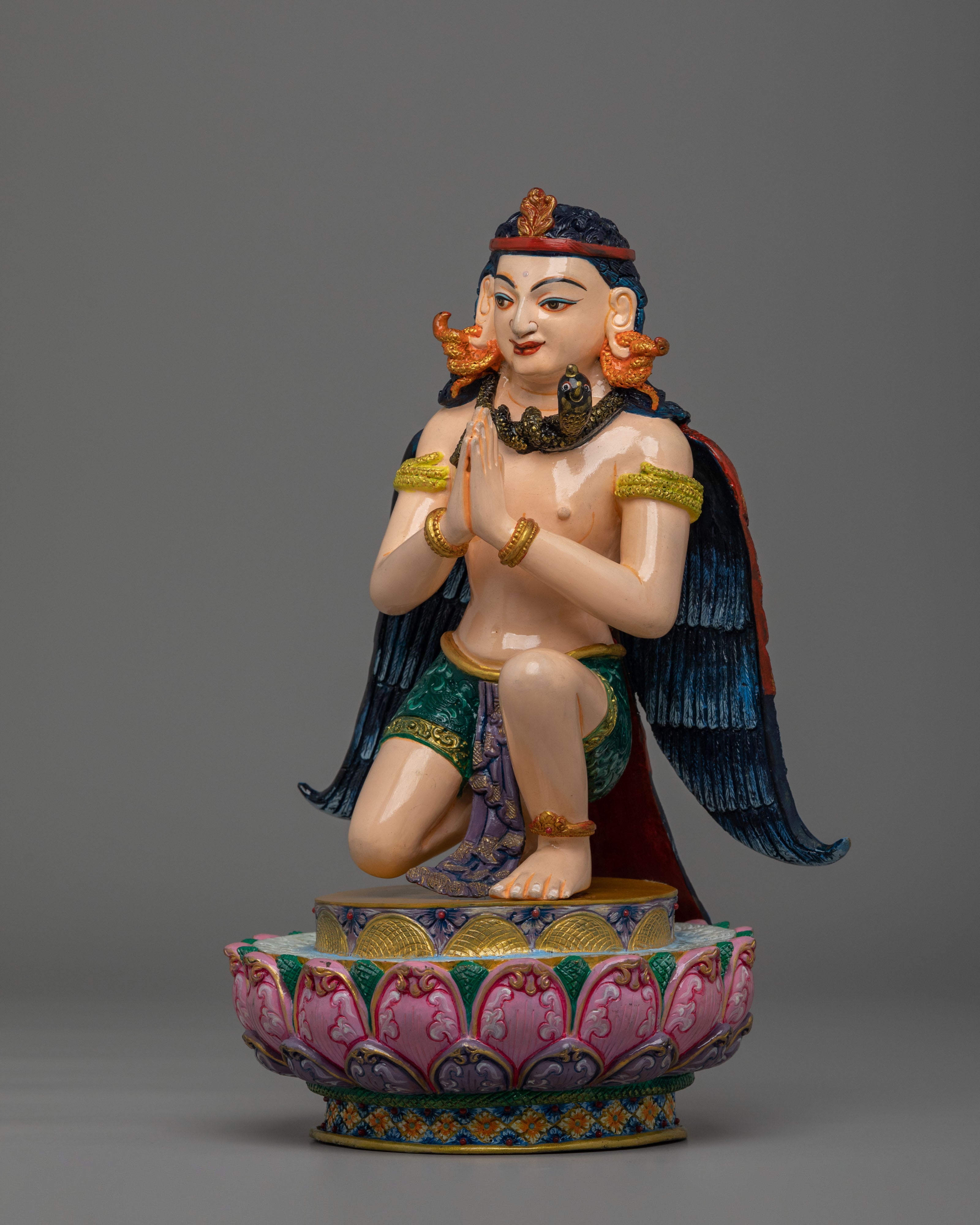 Traditional Garuda Statue | Handcrafted Guardian Deity Sculpture