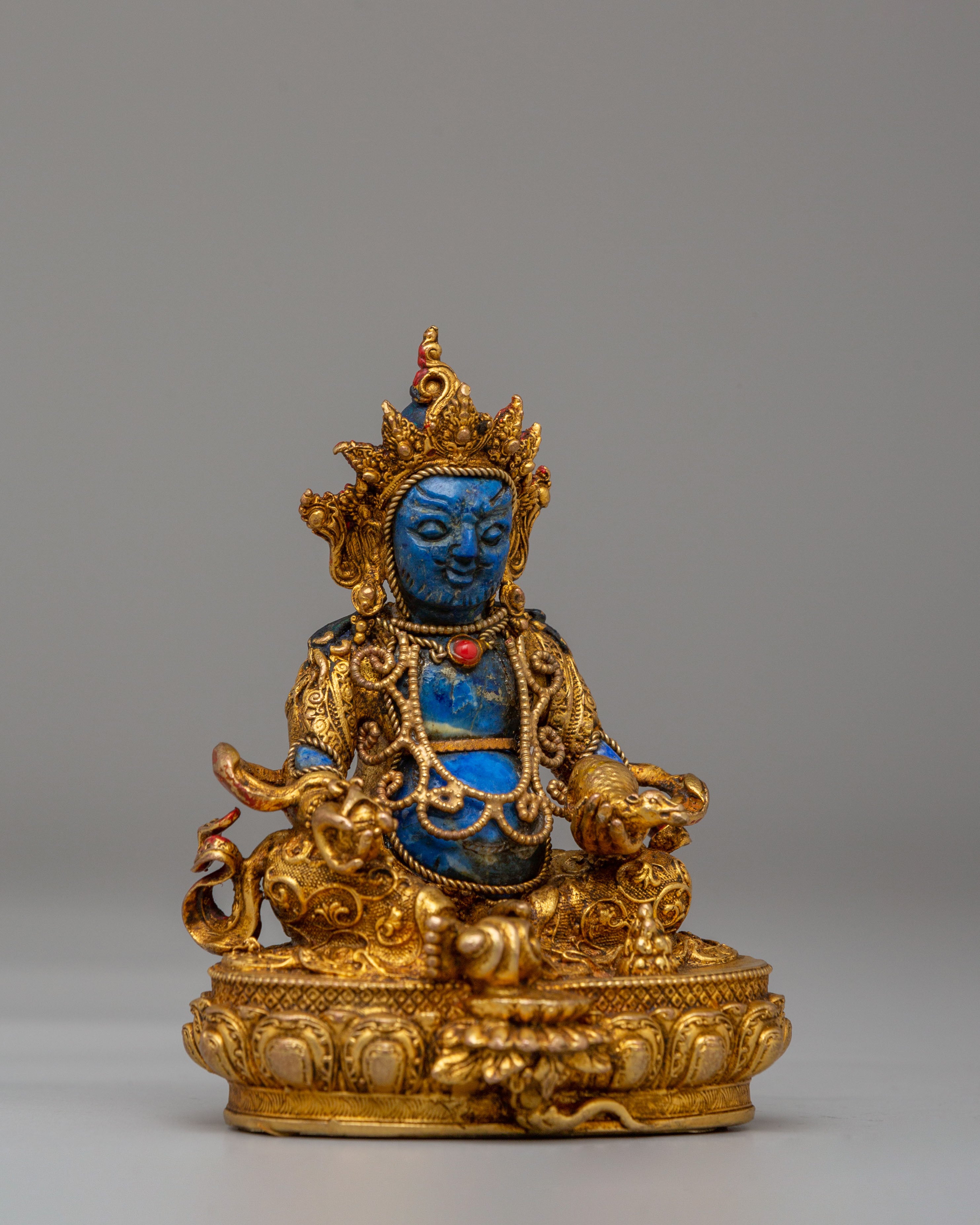 Dzambhala Wealth and Prosperity Deity Statue | Himalayan Artwork