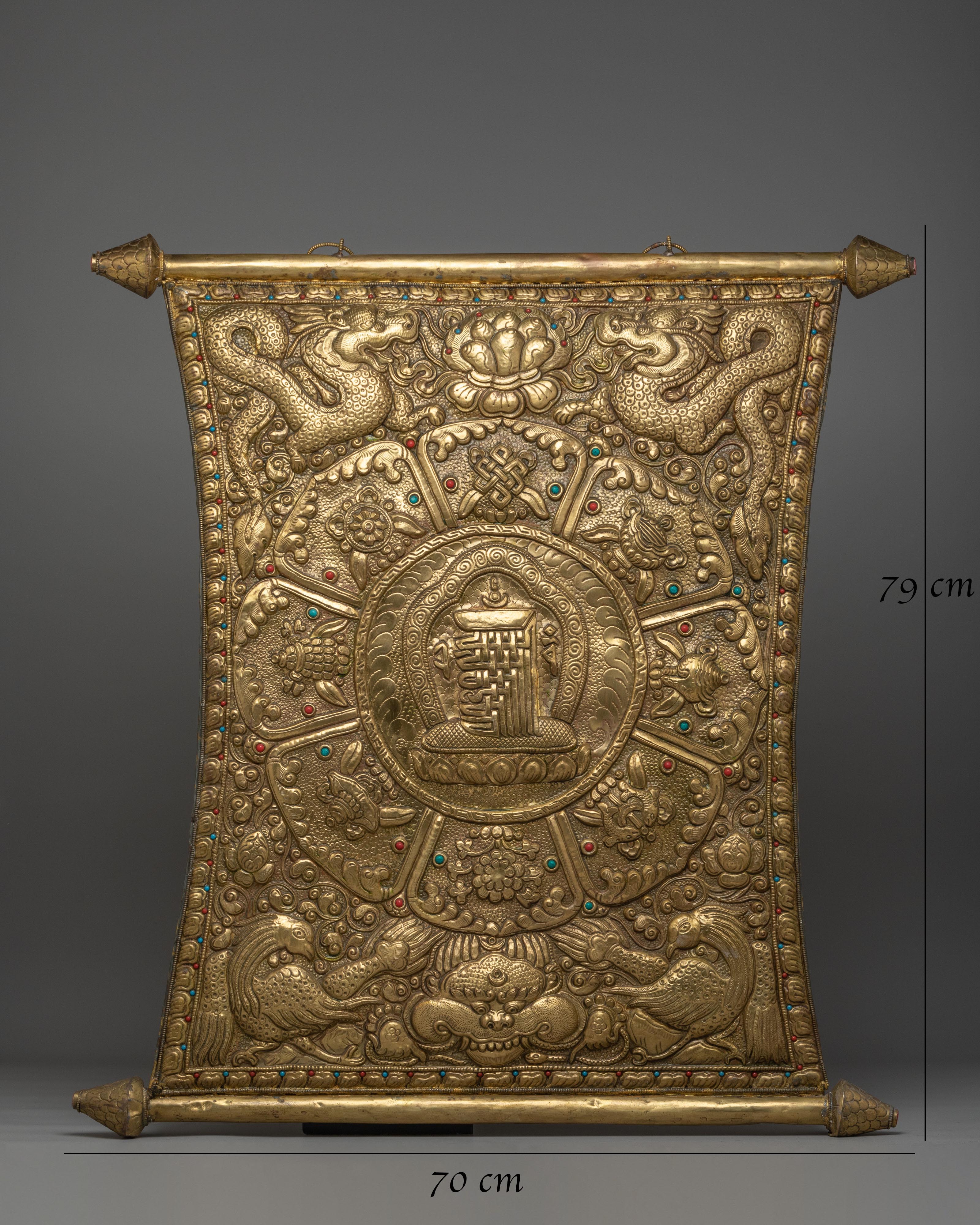 Kalachakra Mandala Wall Hanging | Handmade Sacred Decor