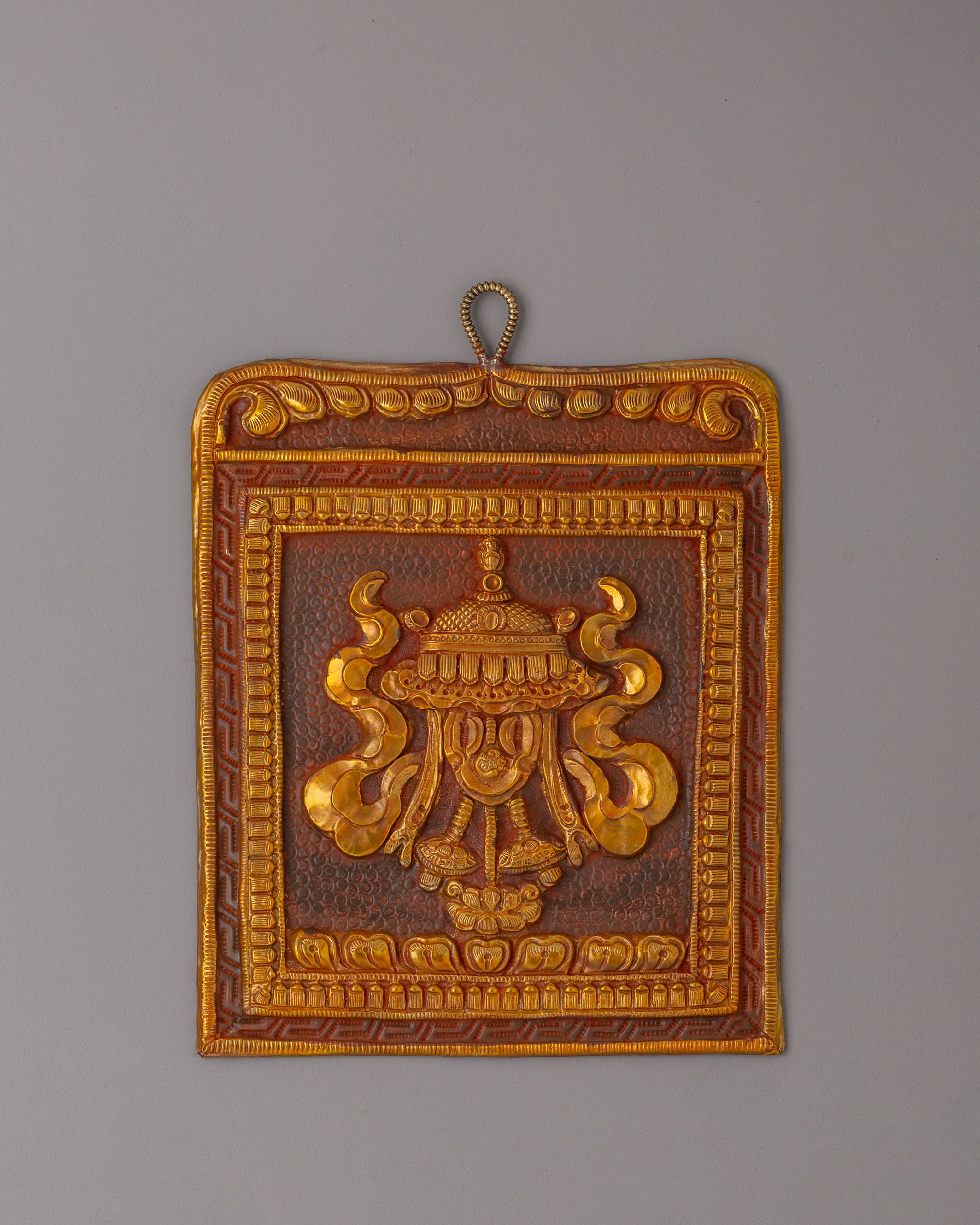 Eight Auspicious Symbols Locket | Symbolic Jewelry for Blessings