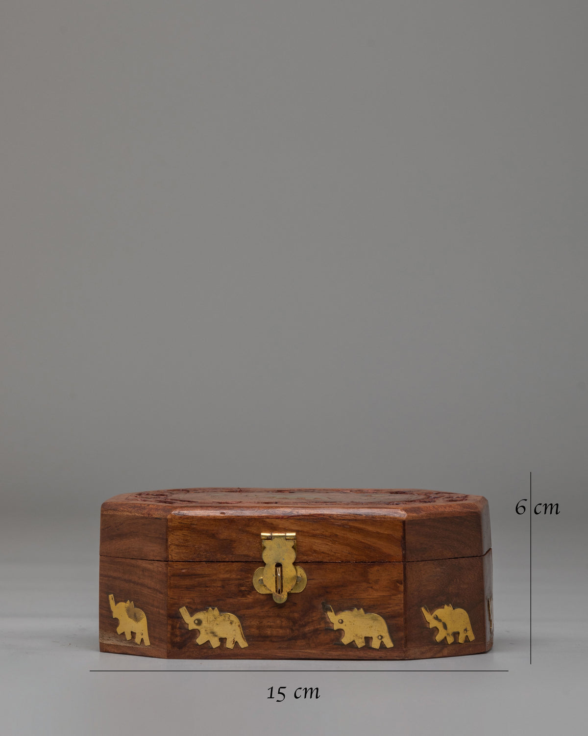 Traditional Wooden Treasure Box | Handcrafted Himalayan Storage Box