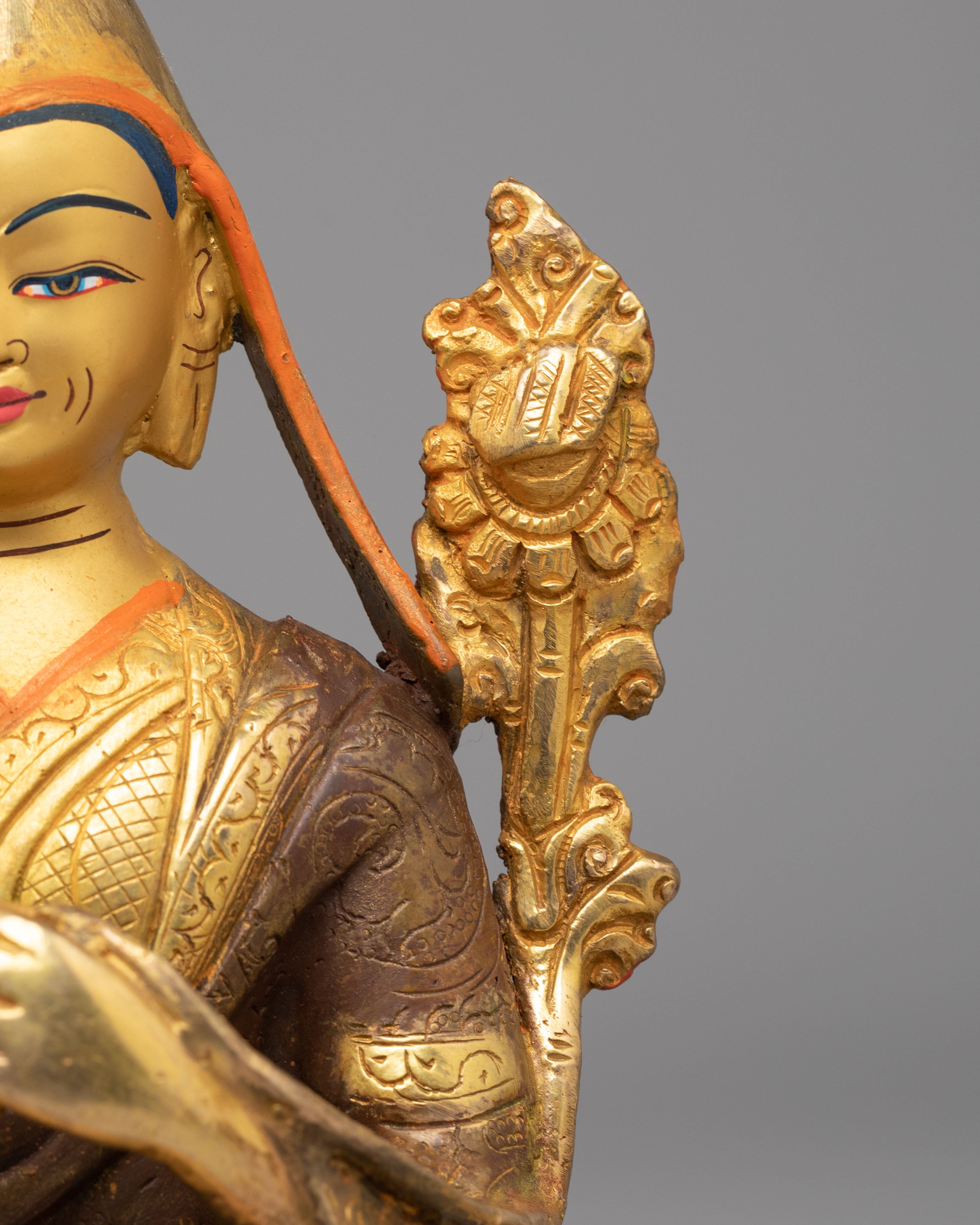 Tibetan Tsongkhapa Deity Statue | Spiritual Decor for Meditation and Enlightenment