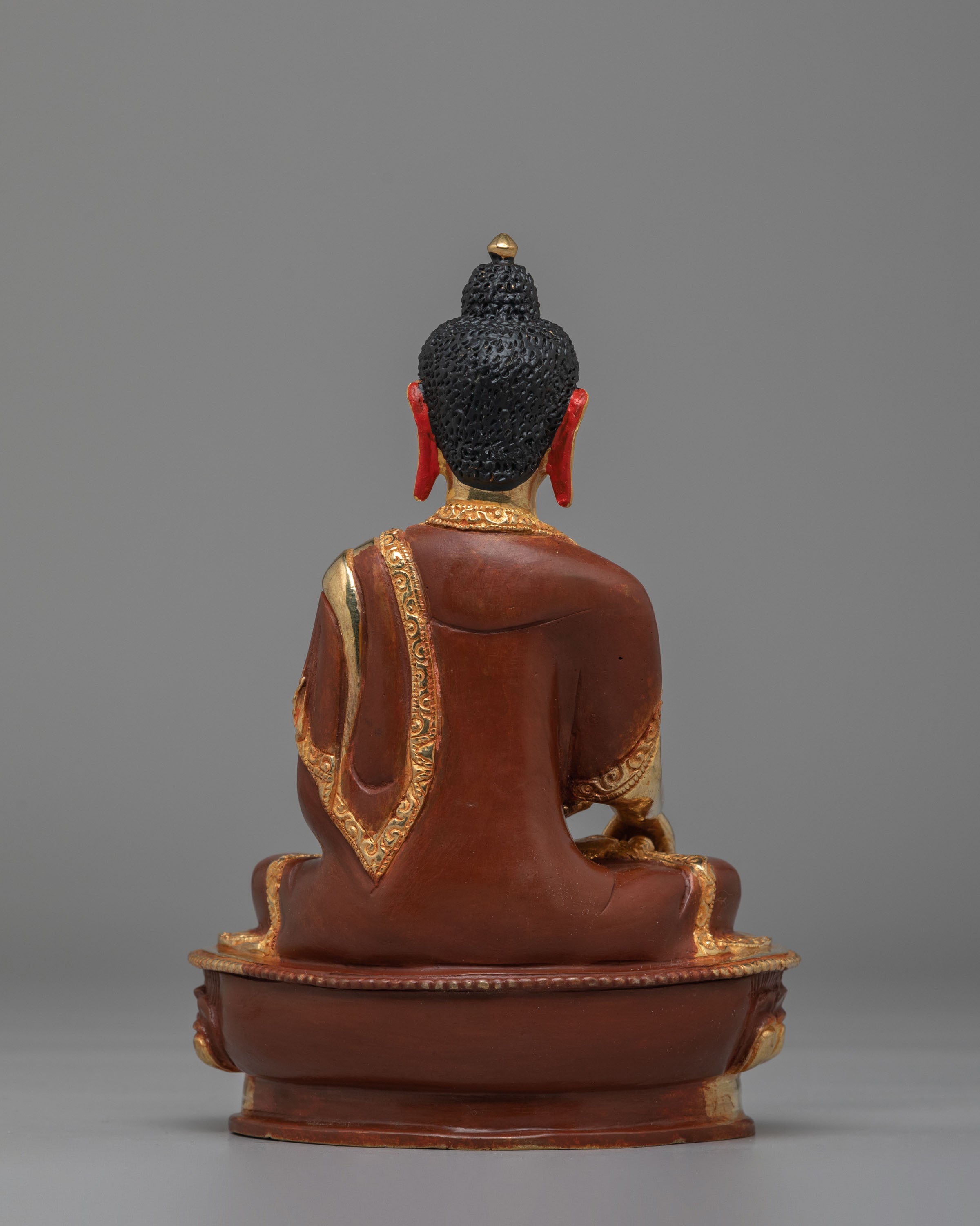 Divine Shakyamuni Buddha Sculpture | Handcrafted Copper Statue