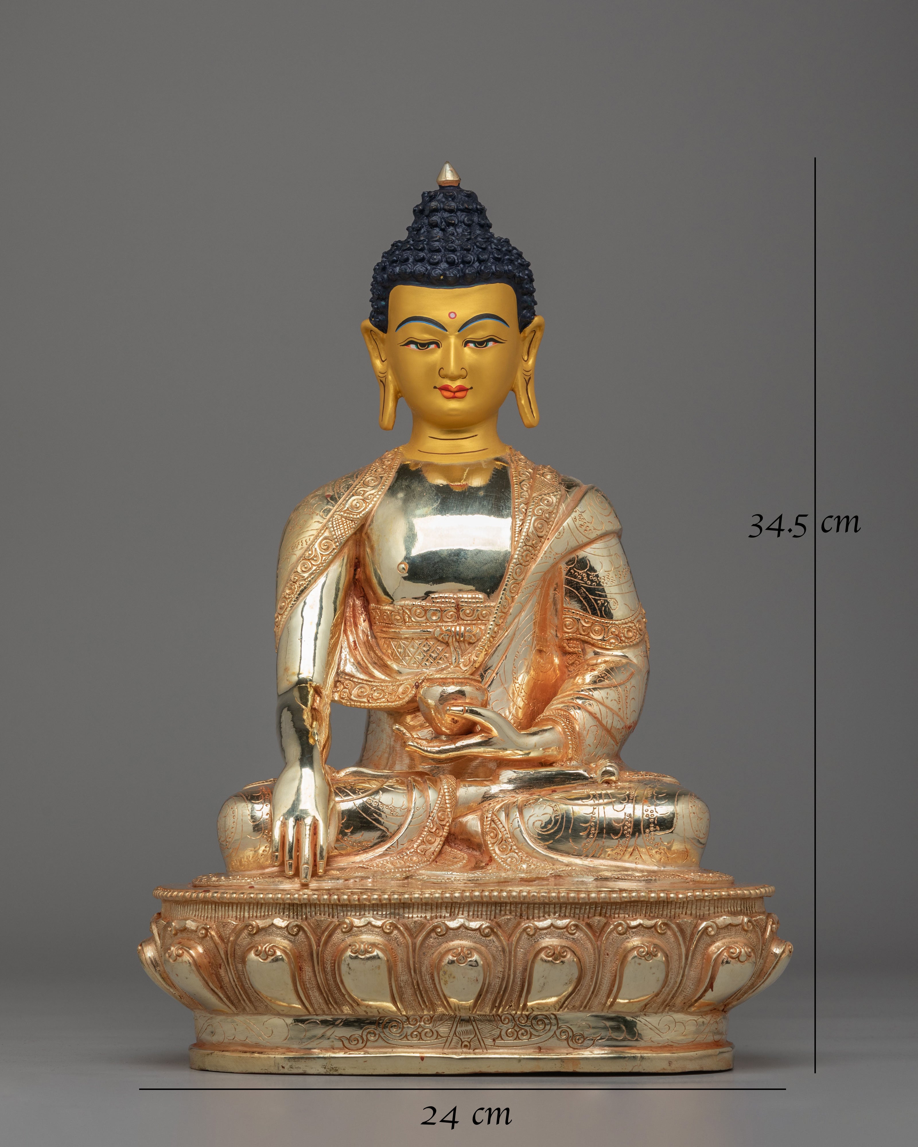 Himalayan Altar Buddha Shakyamuni Statue | Symbol of Enlightenment
