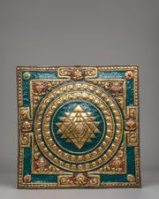Handmade Sri Yantra Wall Hanging