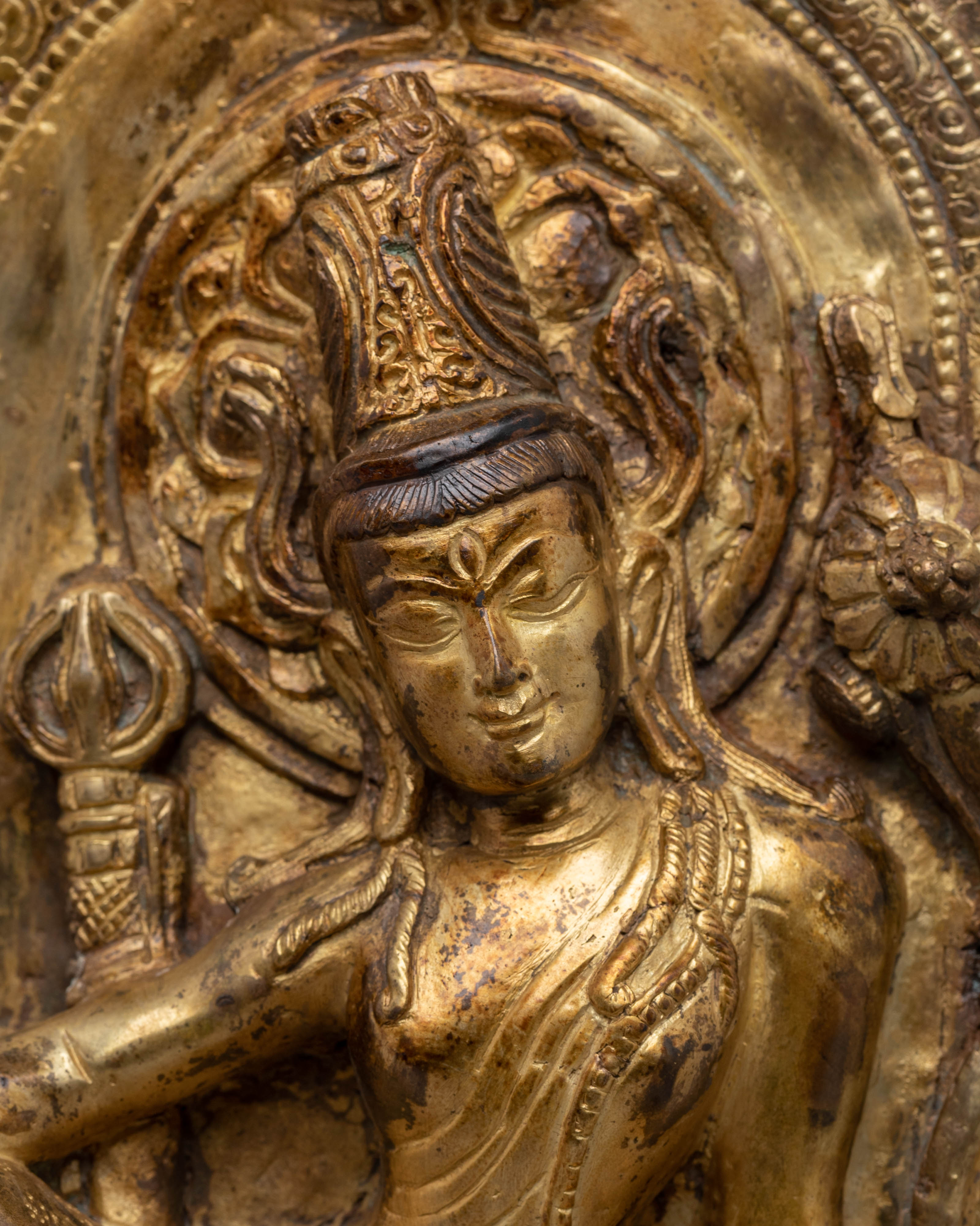 Indra Dev Peaceful Sculpture | King of the Gods
