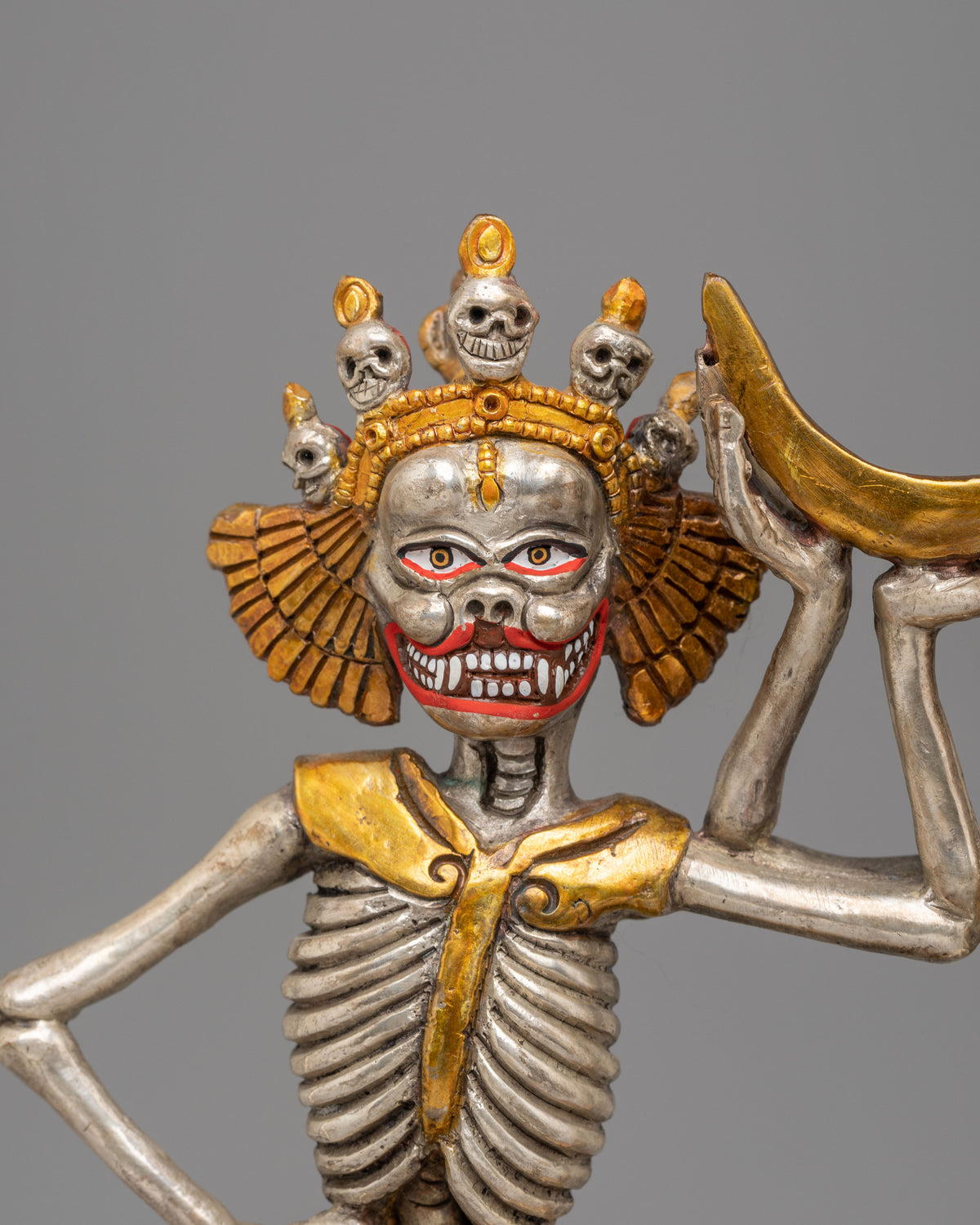 Himalayan Chitipati Sculpture | Guardians of Impermanence and Transformation