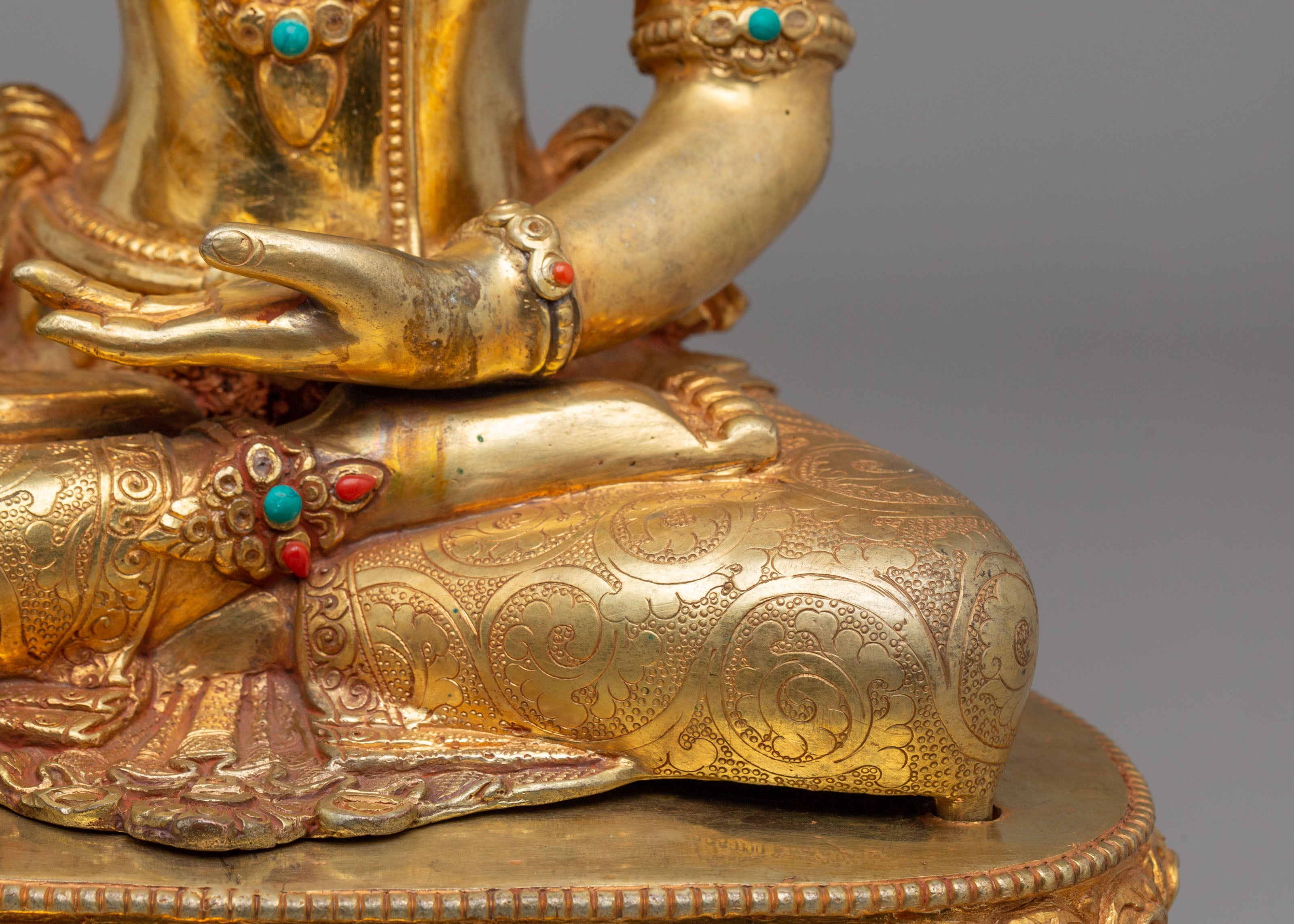 Crowned Shakyamuni Buddha Peaceful Statue | Serene Presence for Your Sacred Space