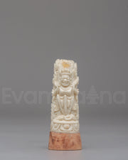 Tibetan Bone Phurba Dagger Sculpture